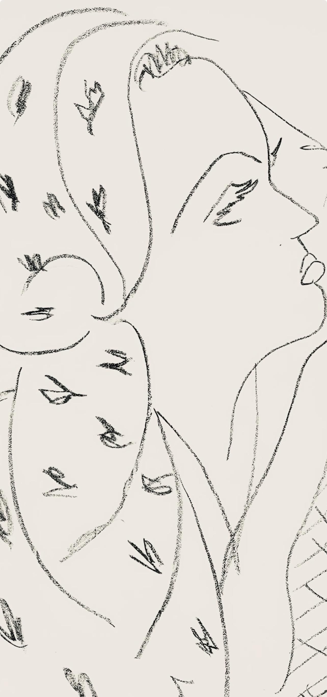 Matisse, Série L, var. 10 (Duthuit 9), Dessins, Thèmes et variations (after) - Print by Henri Matisse