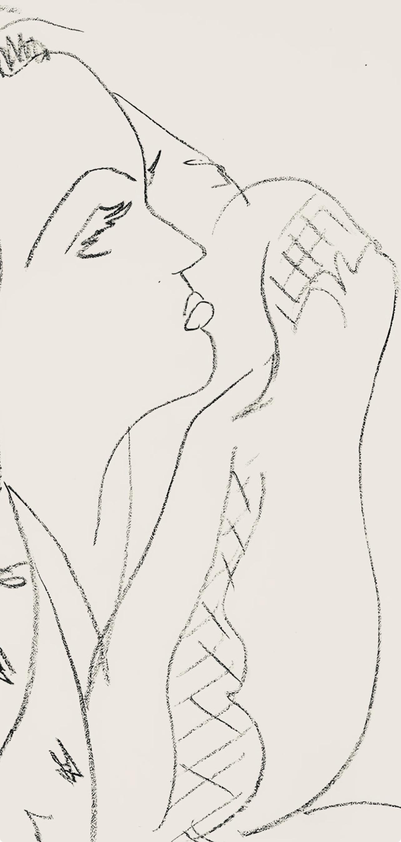 Matisse, Série L, var. 10 (Duthuit 9), Dessins, Thèmes et variations (after) - Modern Print by Henri Matisse
