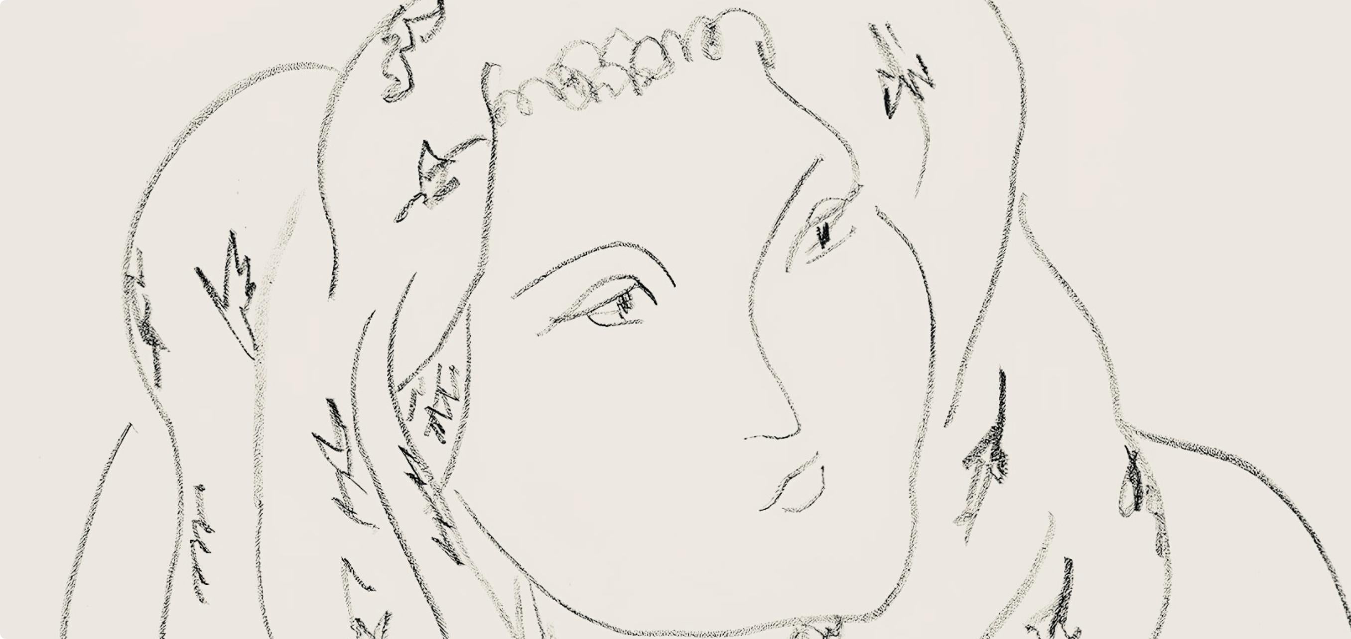 Matisse, Série L, var. 12 (Duthuit 9), Dessins, Thèmes et variations (after) - Print by Henri Matisse