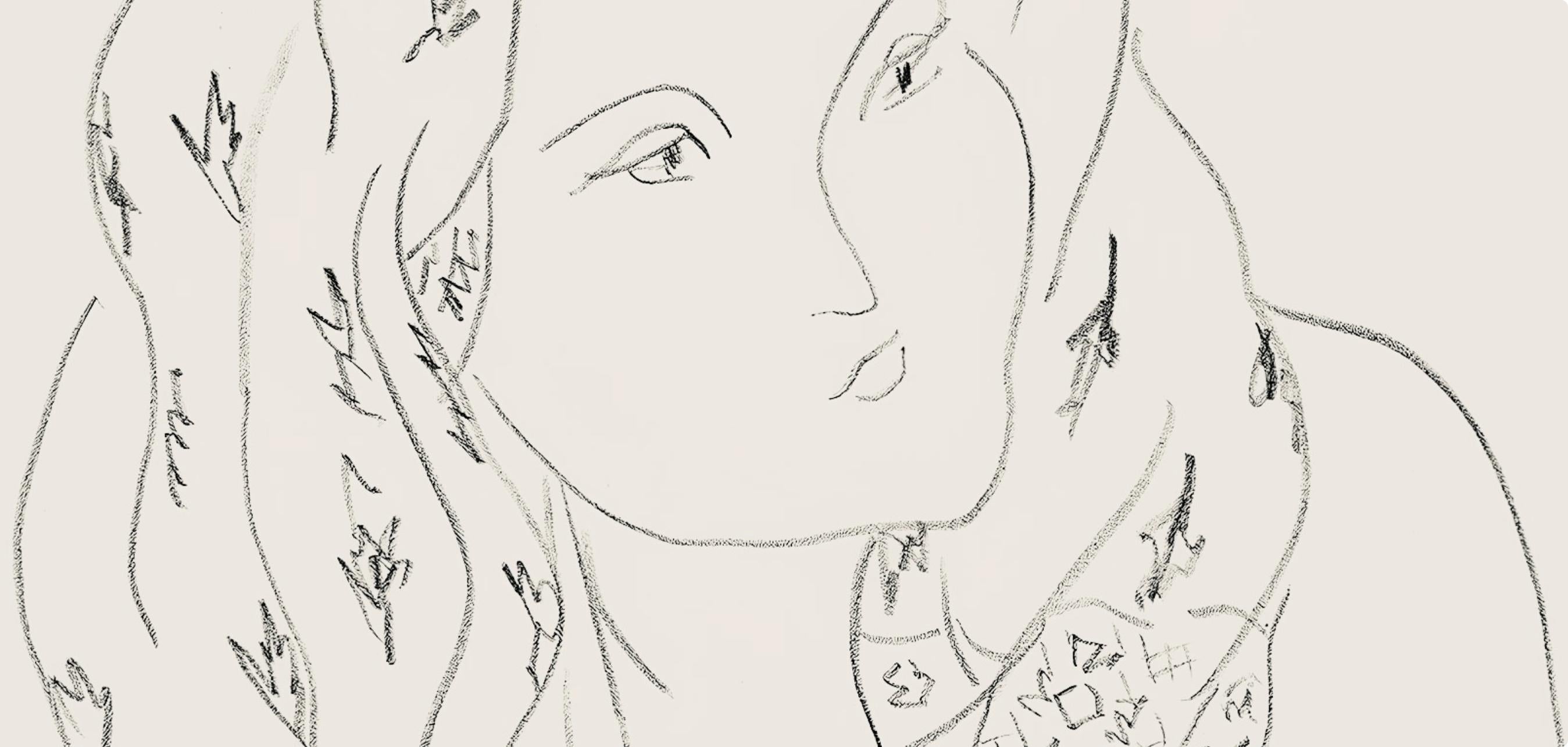 Matisse, Série L, var. 12 (Duthuit 9), Dessins, Thèmes et variations (after) - Modern Print by Henri Matisse