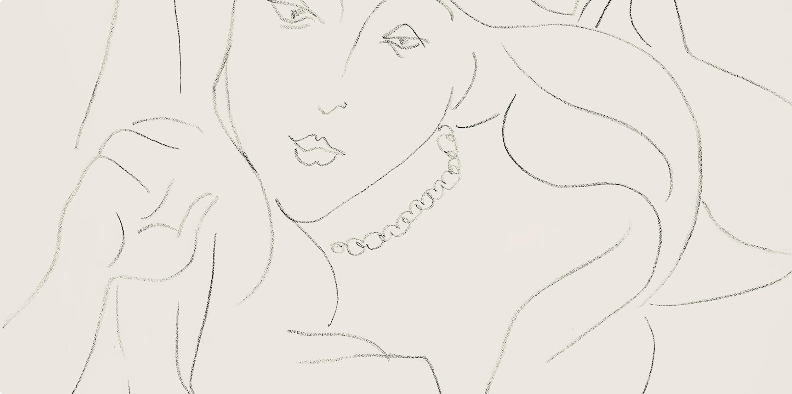 Matisse, Série L, var. 13 (Duthuit 9), Dessins, Thèmes et variations (d'après) - Moderne Print par Henri Matisse