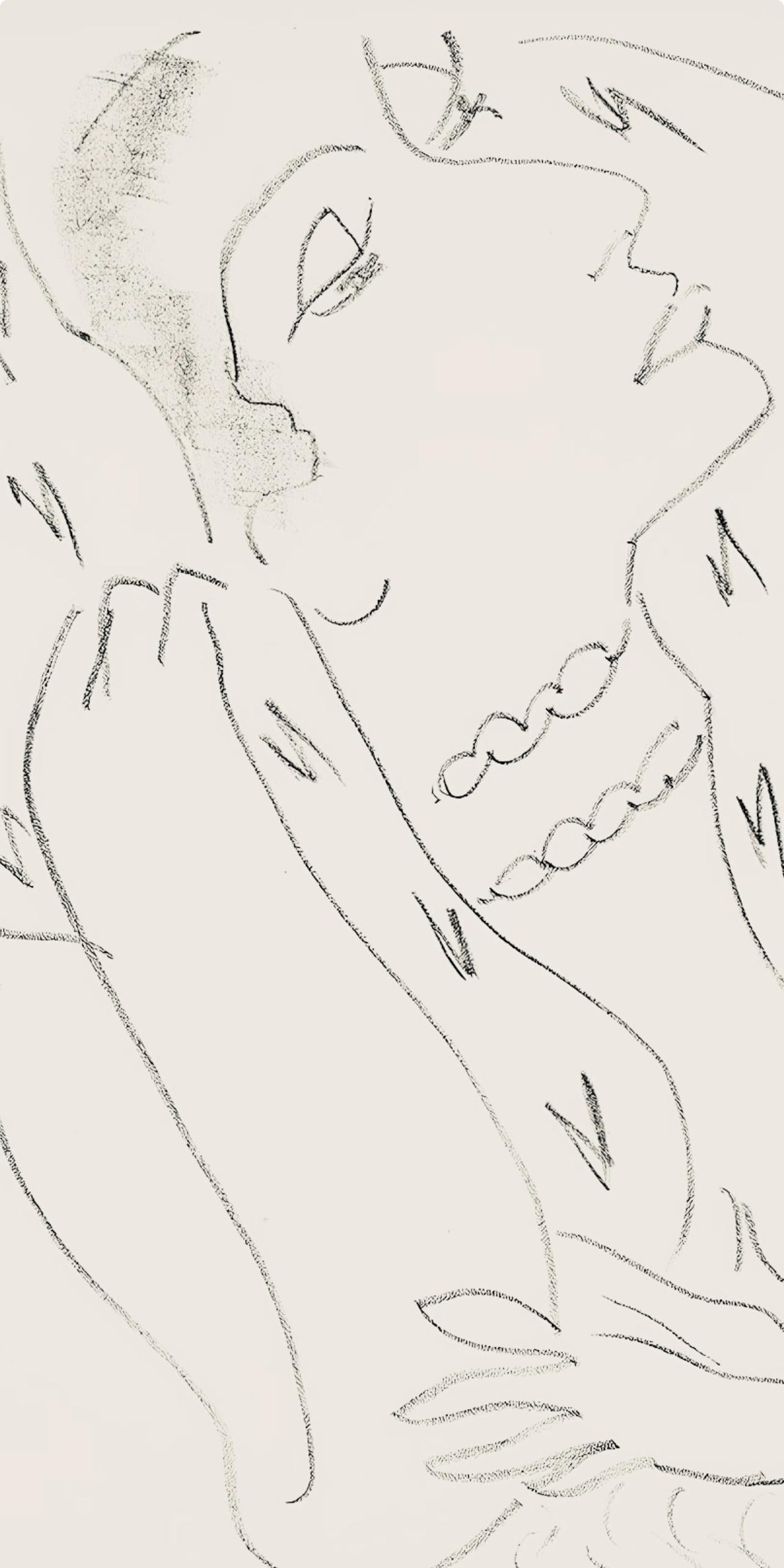 Matisse, Série L, var. 15 (Duthuit 9), Dessins, Thèmes et variations (después de) - Print de Henri Matisse