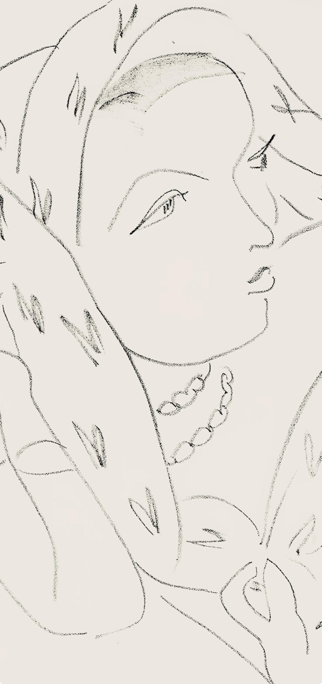 Matisse, Série L, var. 16 (Duthuit 9), Dessins, Thèmes et variations (after) - Print by Henri Matisse