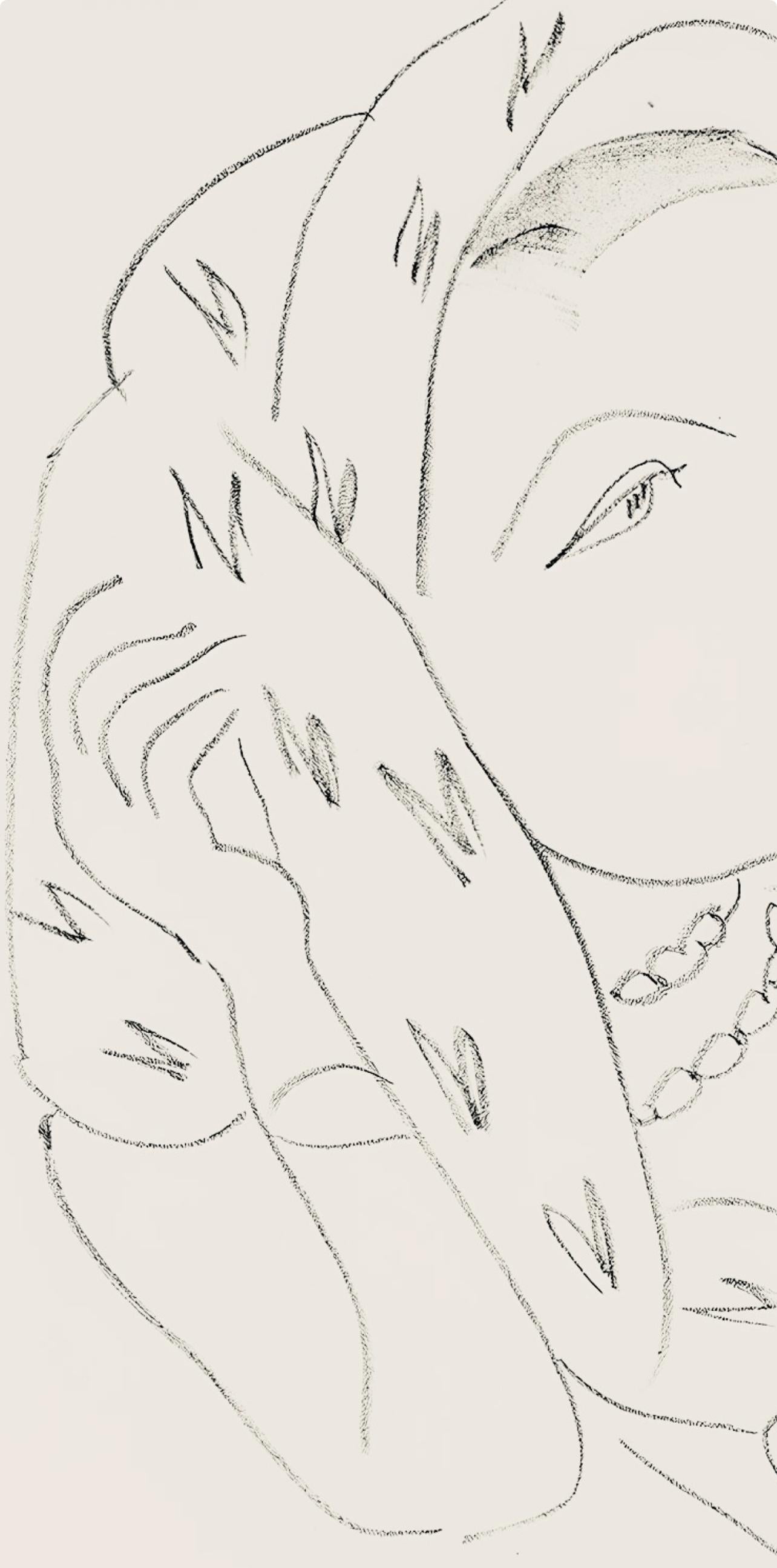 Matisse, Série L, var. 16 (Duthuit 9), Dessins, Thèmes et variations (after) - Modern Print by Henri Matisse