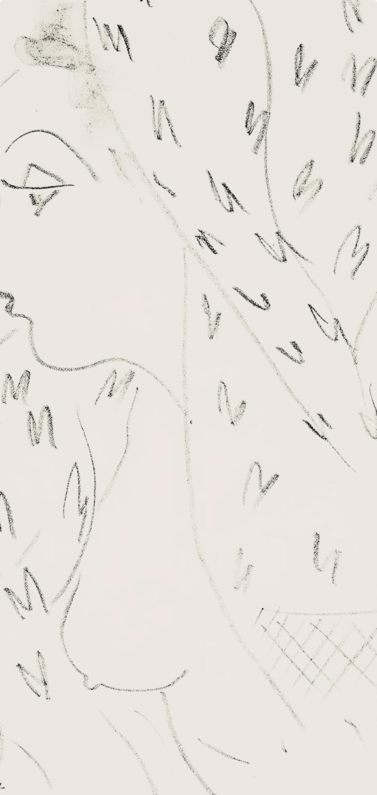 Matisse, Série L, var. 17 (Duthuit 9), Dessins, Thèmes et variations (after) - Modern Print by Henri Matisse