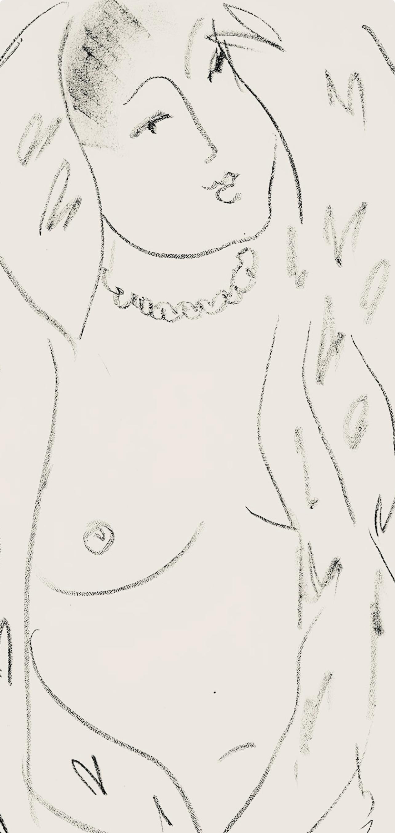 Matisse, Série L, var. 18 (Duthuit 9), Dessins, Thèmes et variations (after) - Print by Henri Matisse