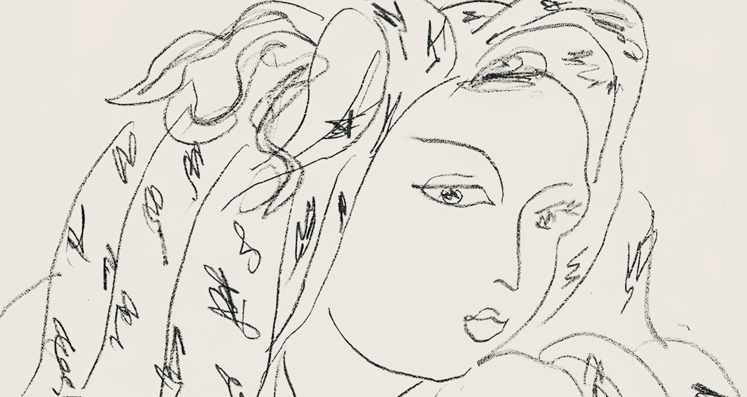 Matisse, Série L, var. 6 (Duthuit 9), Dessins, Thèmes et variations (after) - Print by Henri Matisse