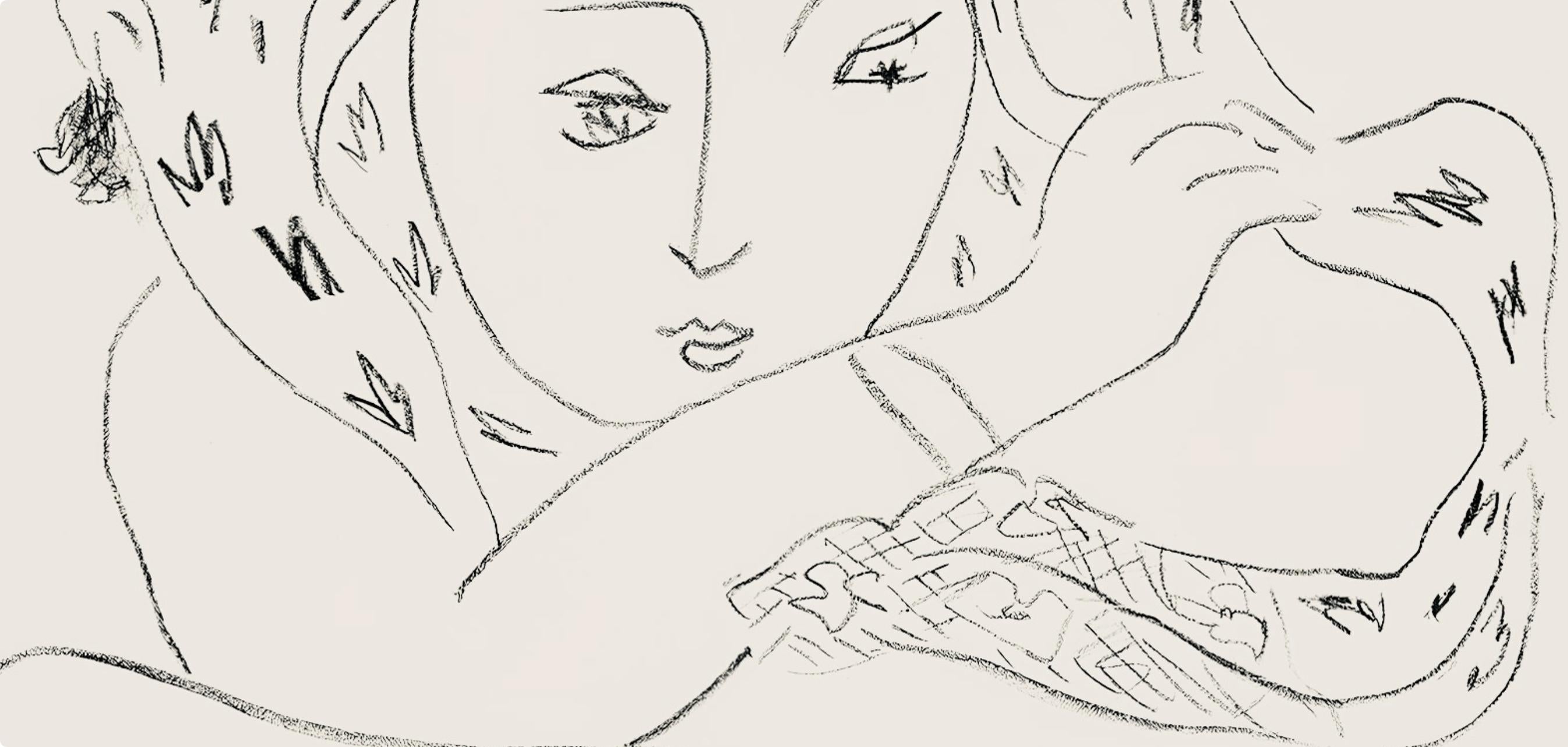 Matisse, Série L, var. 7 (Duthuit 9), Dessins, Thèmes et variations (after) - Modern Print by Henri Matisse