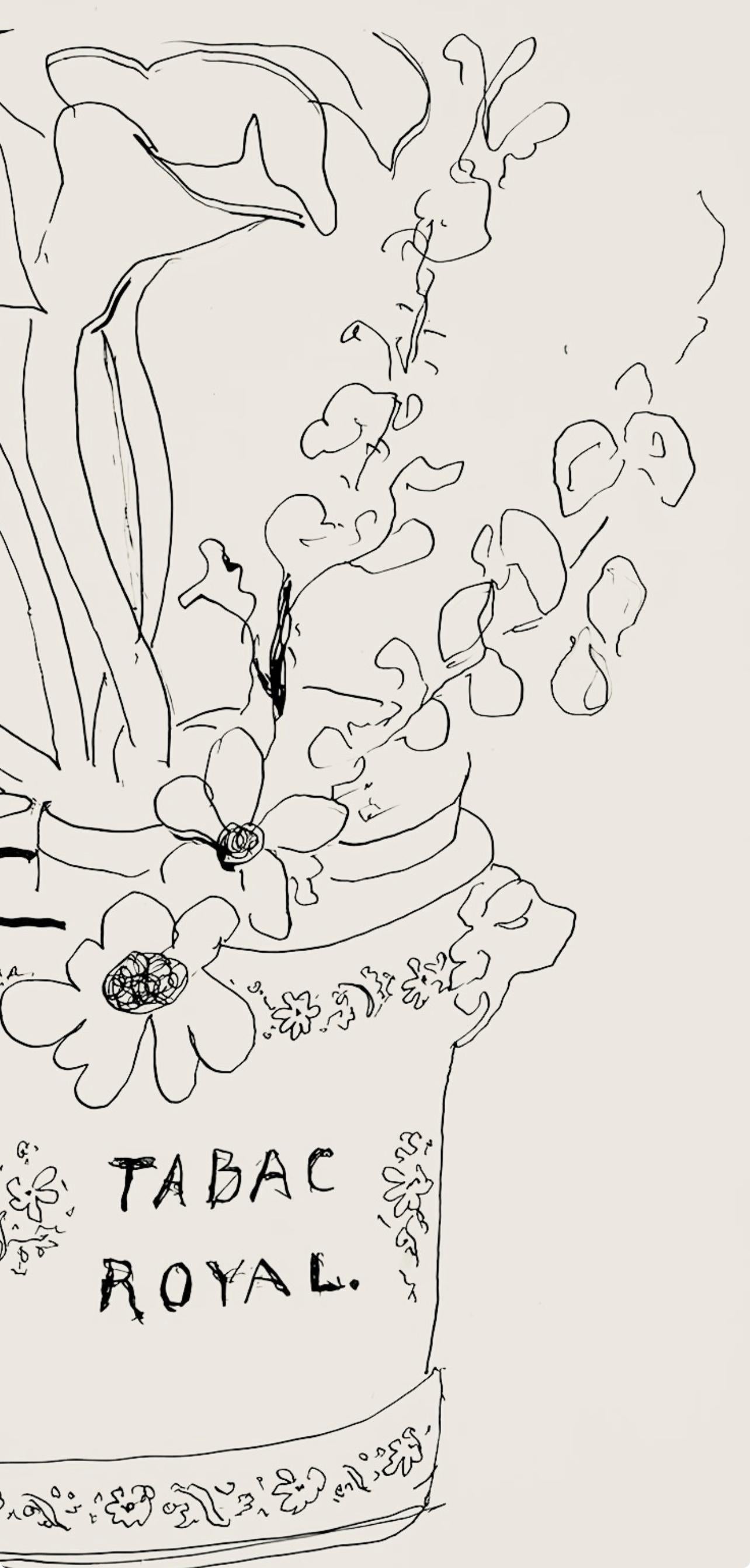 Matisse, Série N Gc'S, var. 3 (Duthuit 9), Dessins, Thèmes et variations (after) - Beige Abstract Print by Henri Matisse