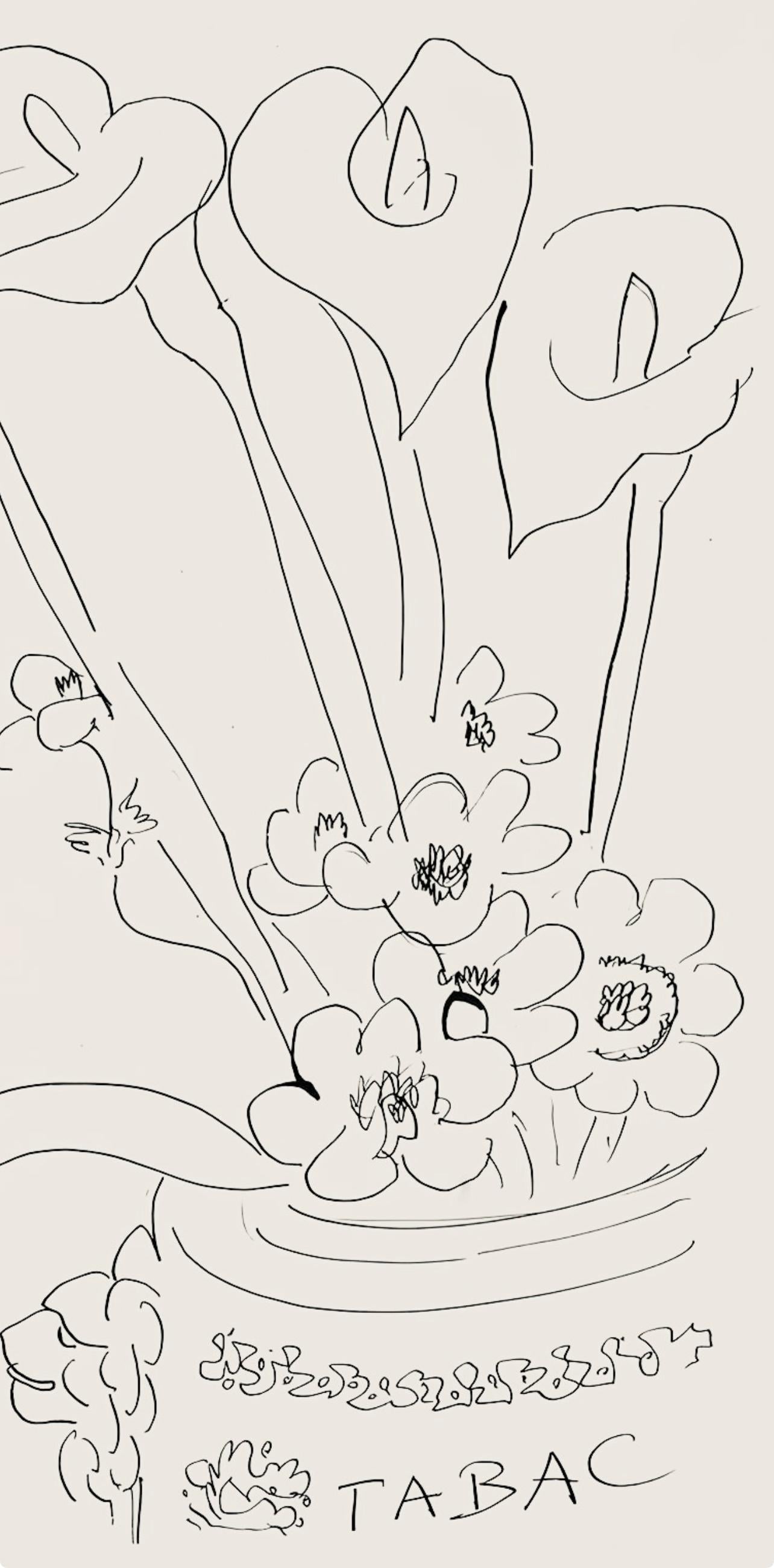 Matisse, Série N Gc'S, var. 6 (Duthuit 9), Dessins, Thèmes et variations (after) - Print by Henri Matisse