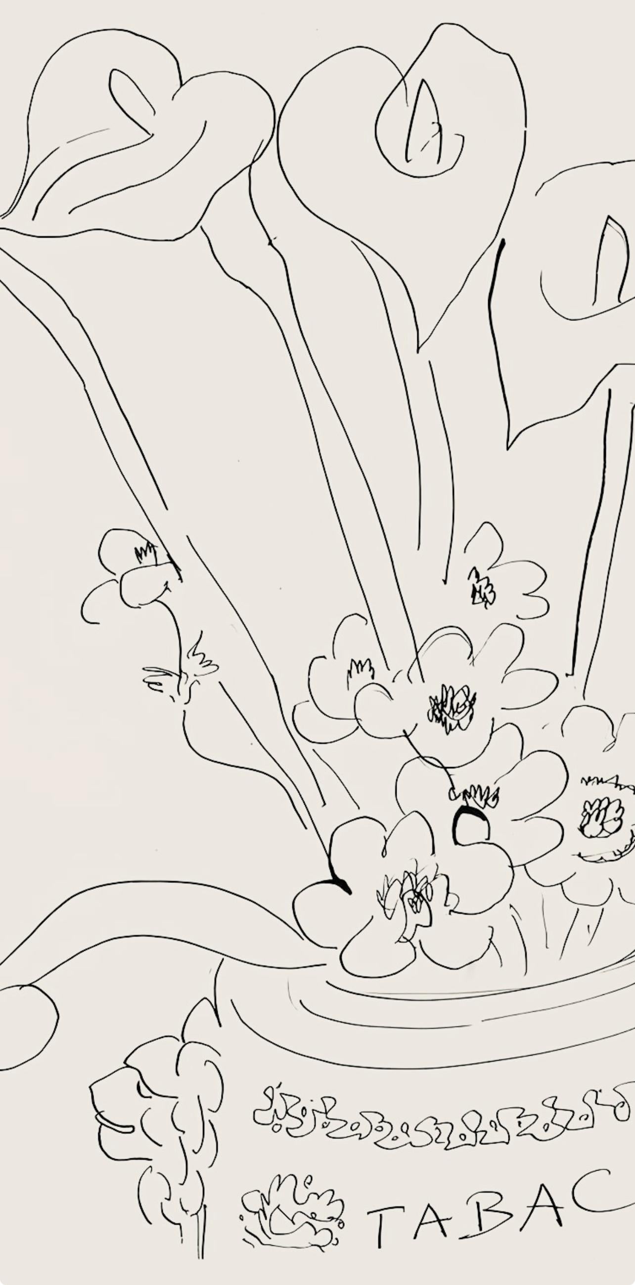 Matisse, Série N Gc'S, var. 6 (Duthuit 9), Dessins, Thèmes et variations (after) - Modern Print by Henri Matisse