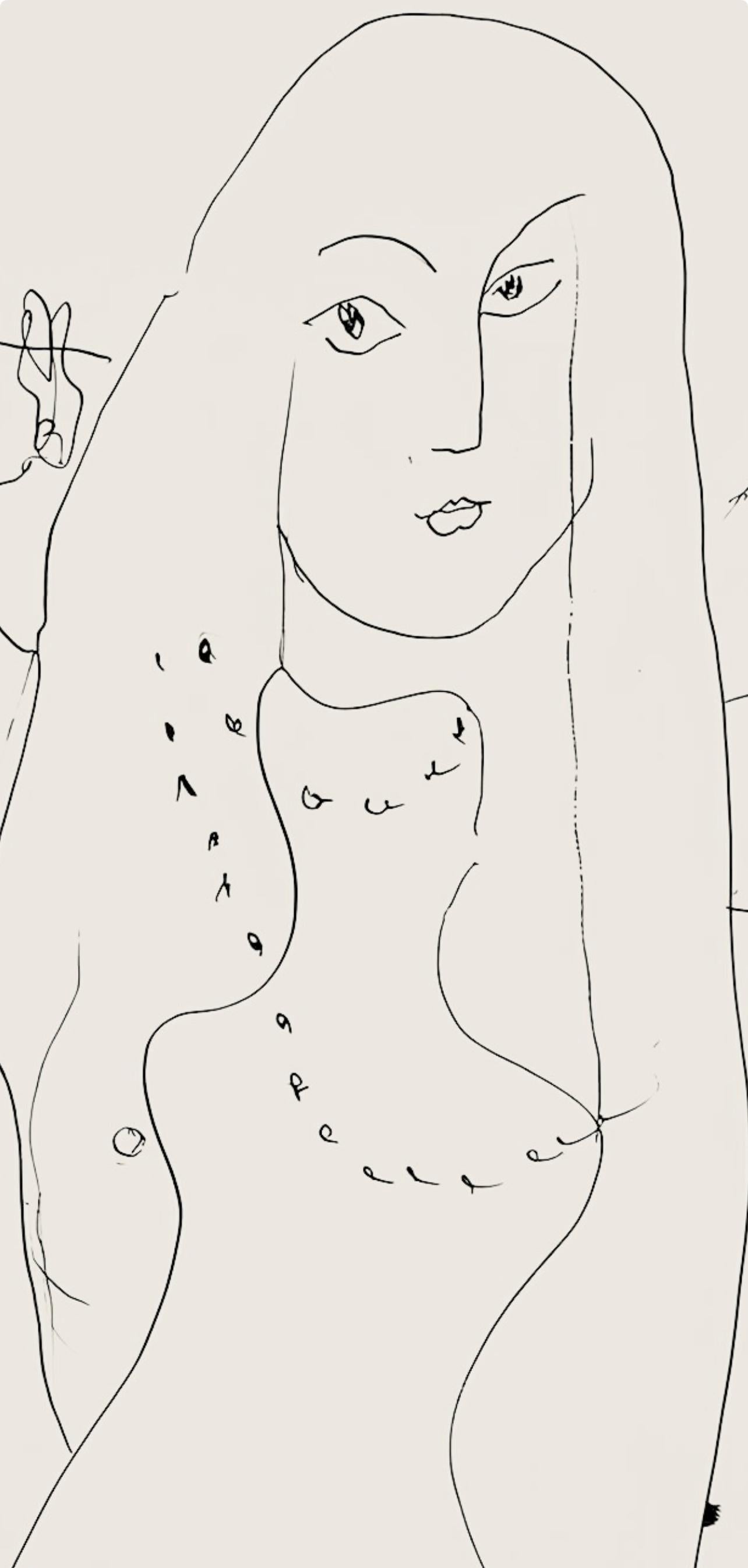 Matisse, Série N, var. 4 (Duthuit 9), Dessins, Thèmes et variations (after) - Print by Henri Matisse