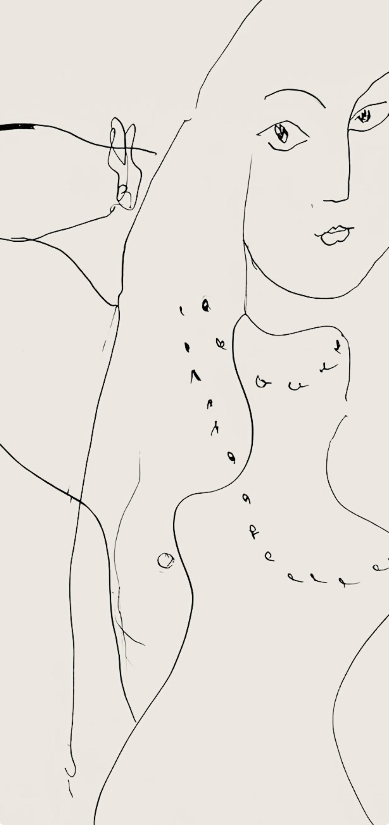 Matisse, Série N, var. 4 (Duthuit 9), Dessins, Thèmes et variations (after) - Modern Print by Henri Matisse