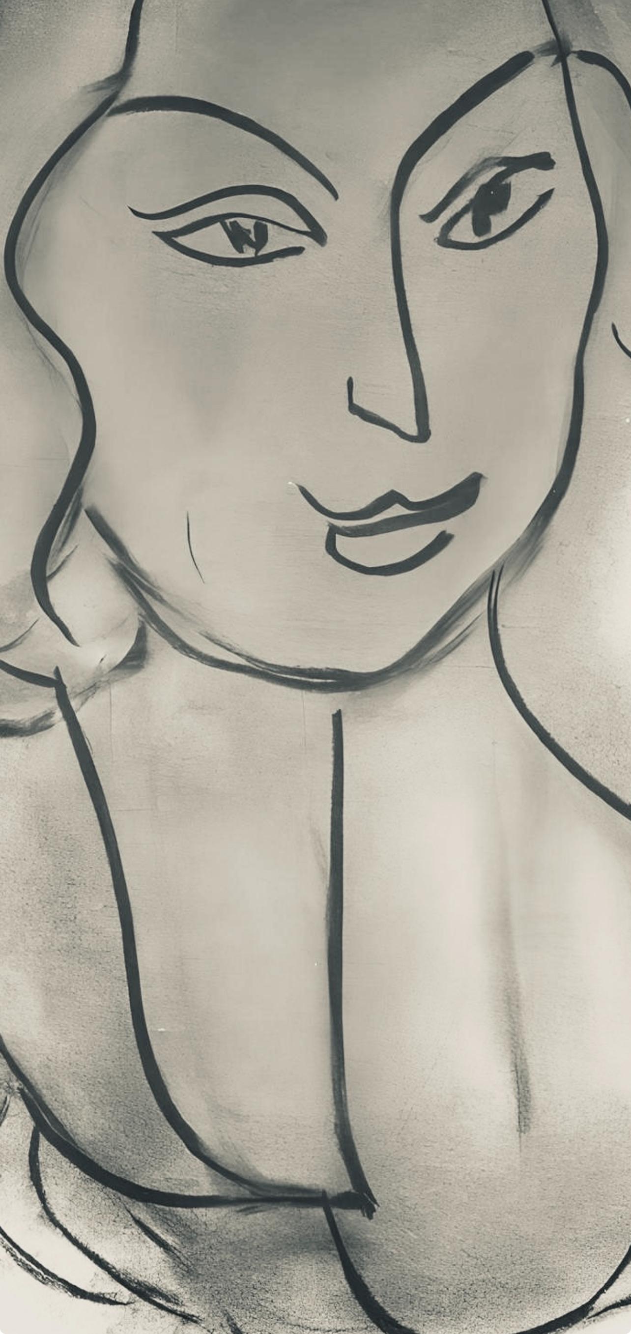Matisse, Série O, var. 1 (Duthuit 9), Dessins, Thèmes et variations (after) - Print by Henri Matisse