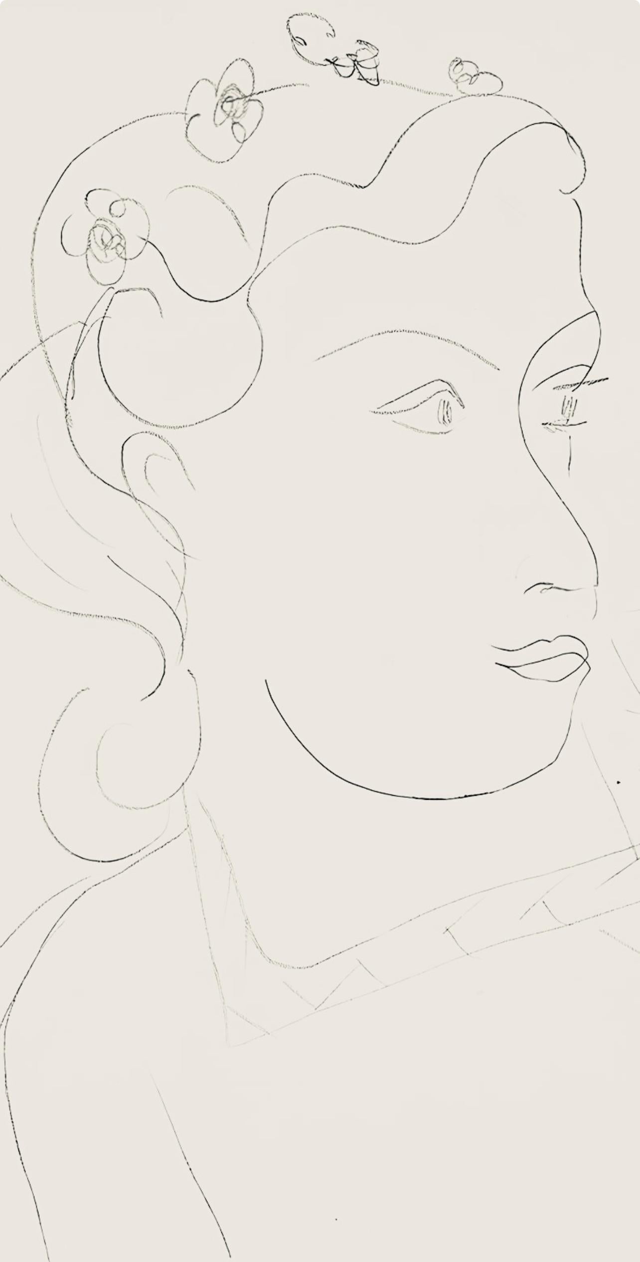 Matisse, Série O, var. 10 (Duthuit 9), Dessins, Thèmes et variations (after) - Print by Henri Matisse