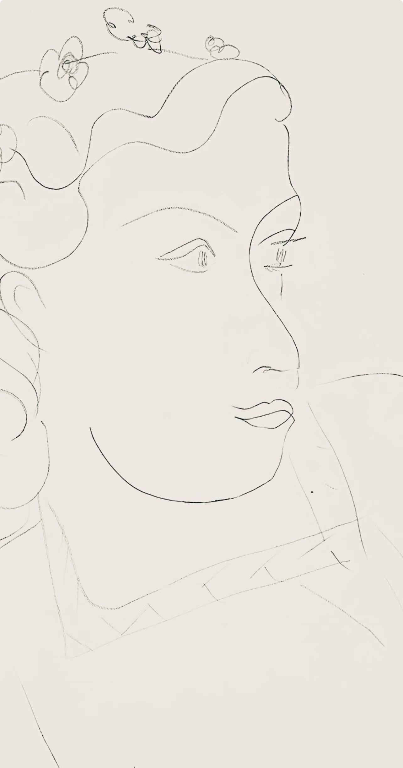 Matisse, Série O, var. 10 (Duthuit 9), Dessins, Thèmes et variations (after) - Modern Print by Henri Matisse
