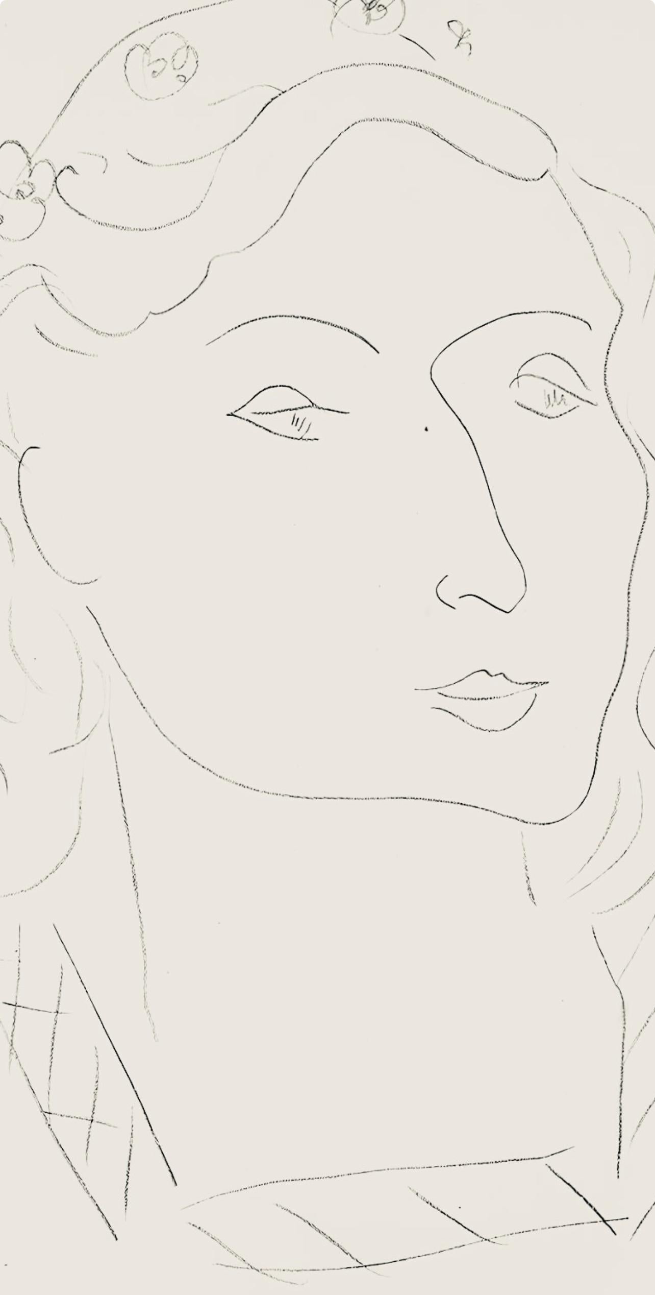 Matisse, Série O, var. 11 (Duthuit 9), Dessins, Thèmes et variations (after) - Print by Henri Matisse