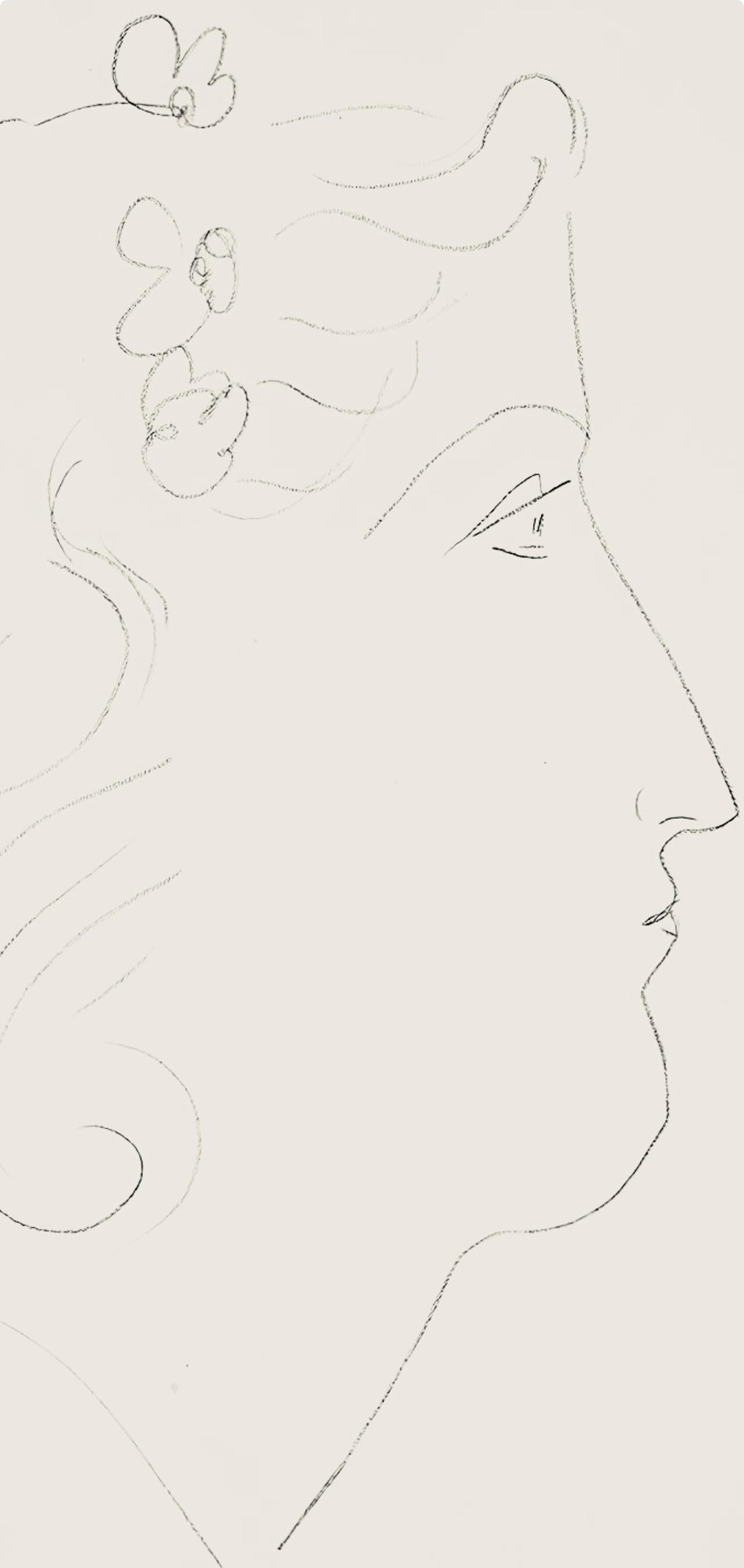 Matisse, Série O, var. 13 (Duthuit 9), Dessins, Thèmes et variations (after) - Print by Henri Matisse
