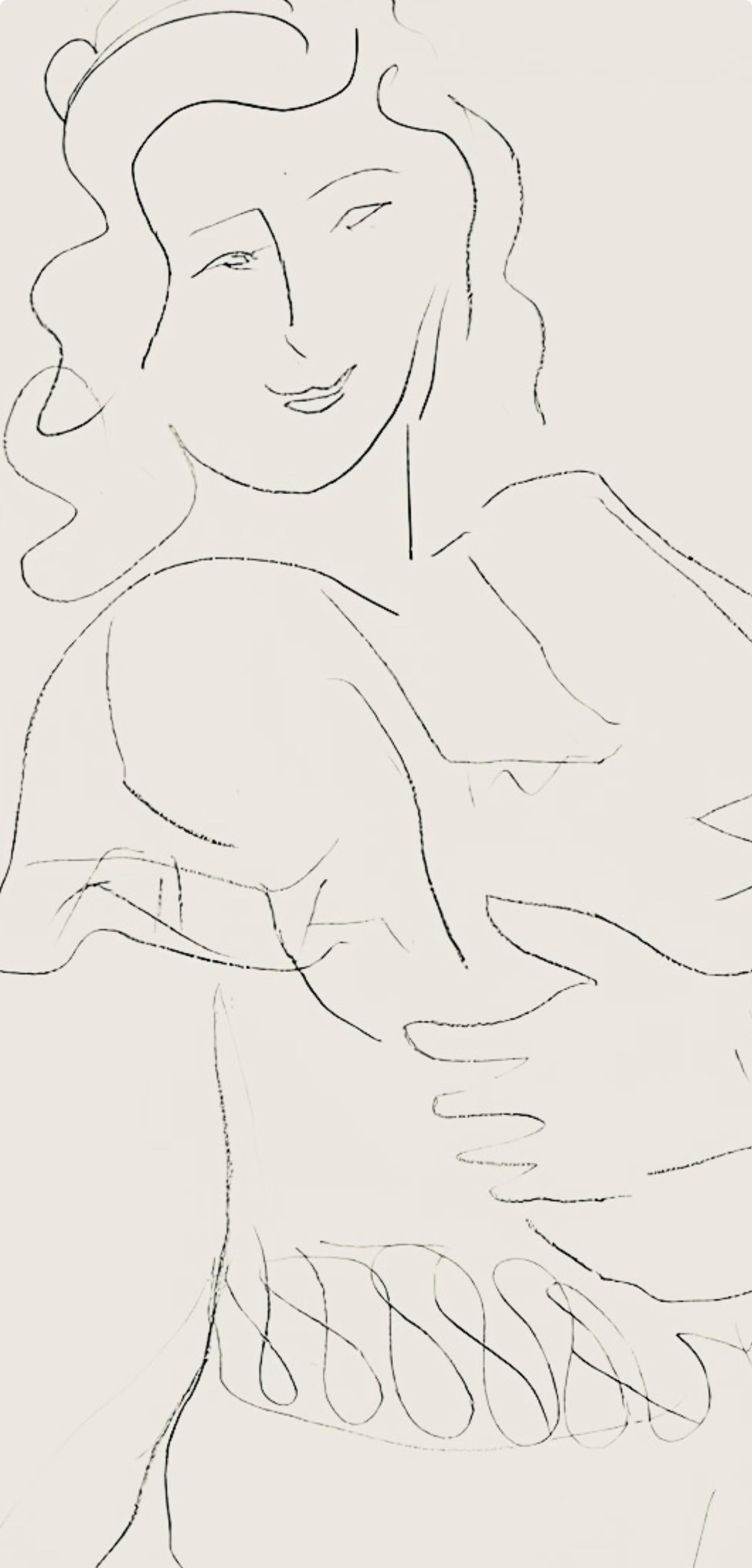 Matisse, Série O, var. 15 (Duthuit 9), Dessins, Thèmes et variations (after) - Modern Print by Henri Matisse