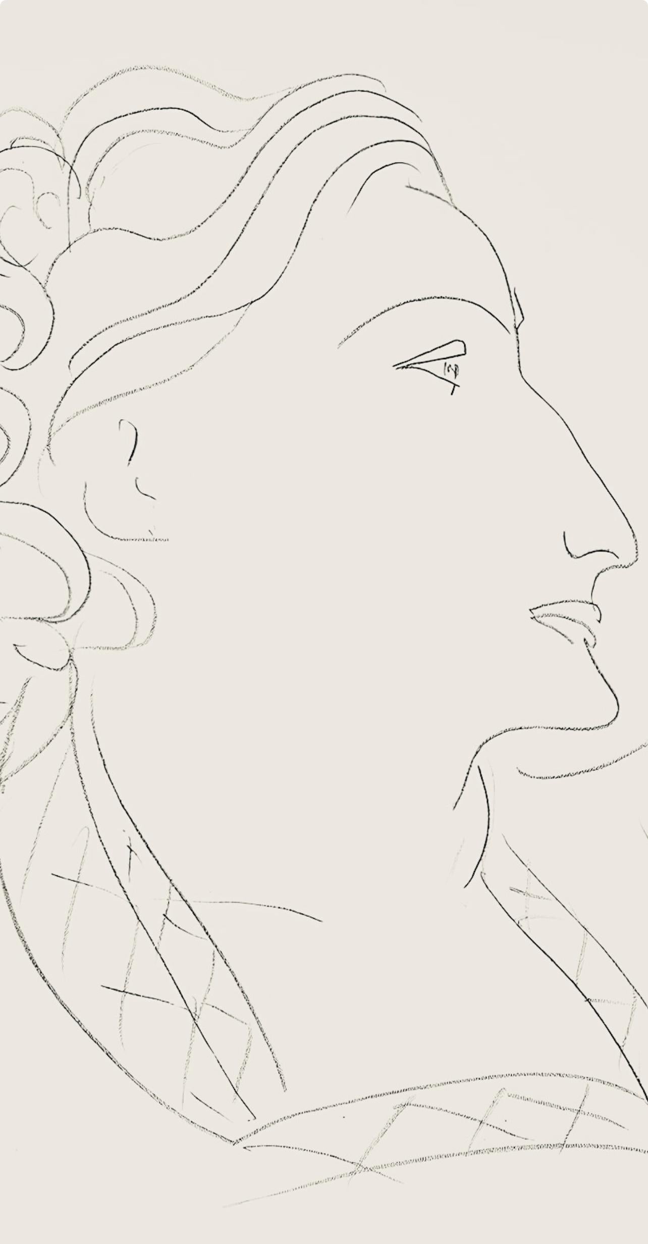 Matisse, Série O, var. 16 (Duthuit 9), Dessins, Thèmes et variations (after) - Print by Henri Matisse