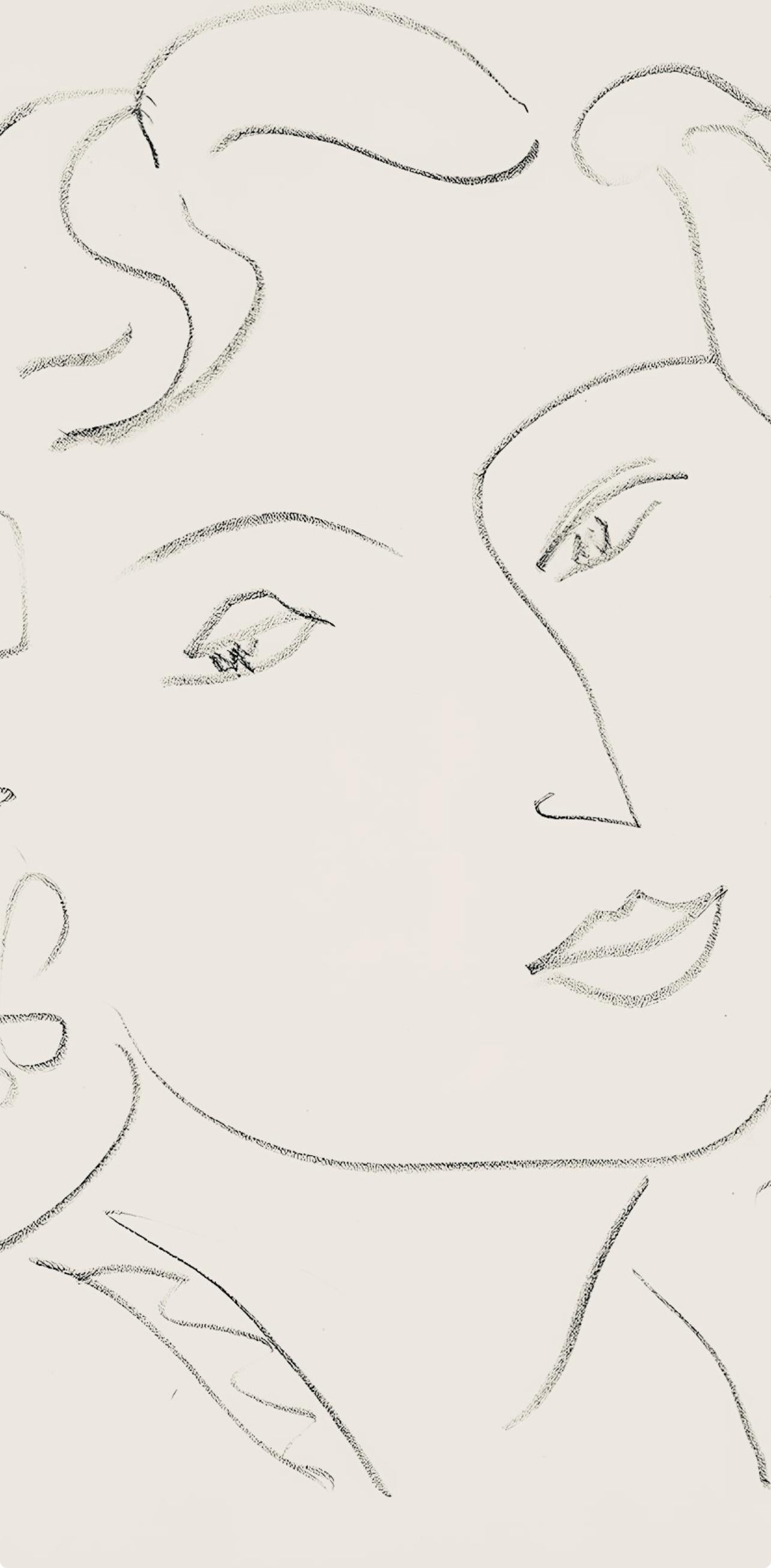 Matisse, Série O, var. 18 (Duthuit 9), Dessins, Thèmes et variations (after) - Print by Henri Matisse