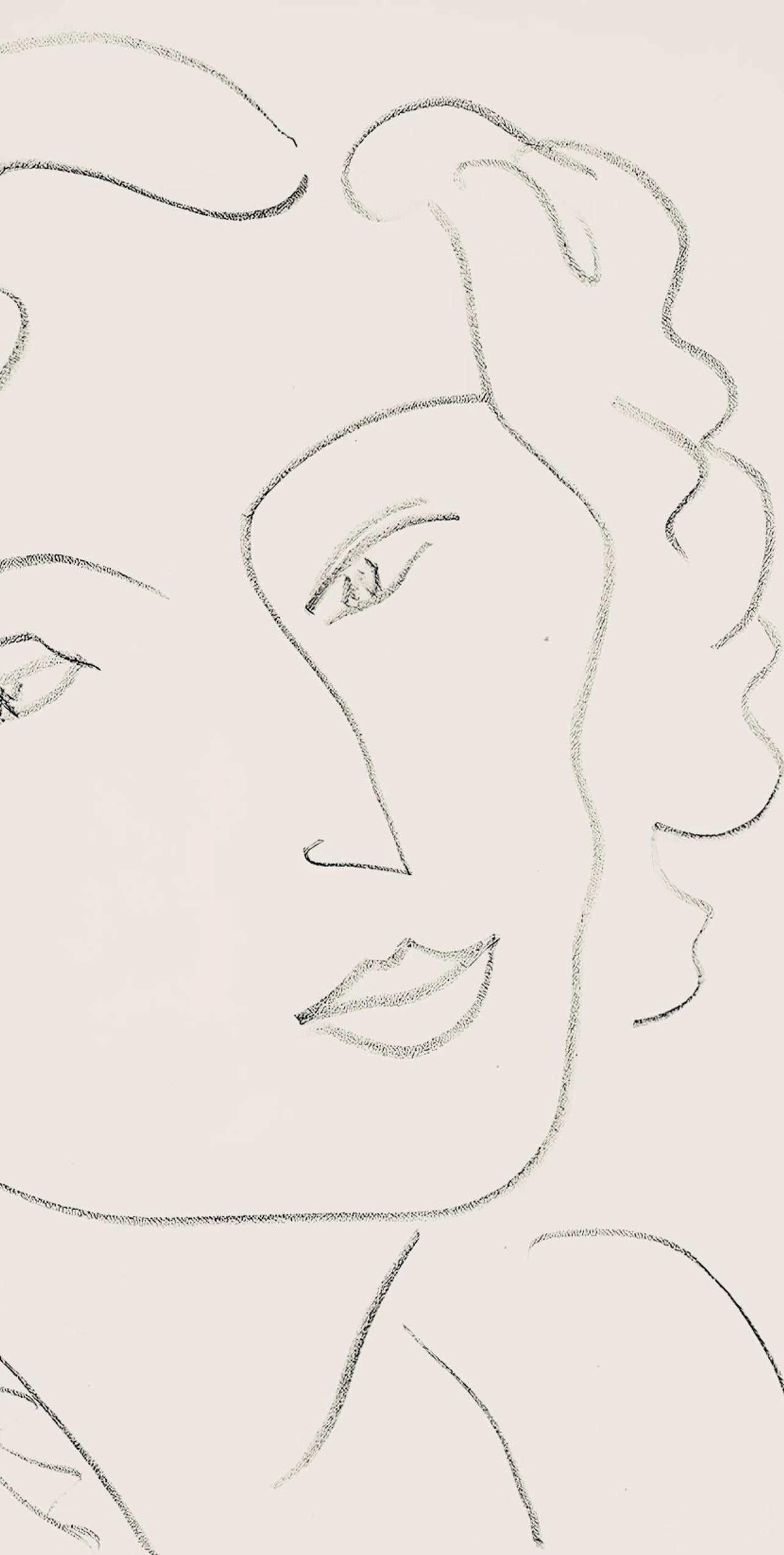 Matisse, Série O, var. 18 (Duthuit 9), Dessins, Thèmes et variations (after) - Modern Print by Henri Matisse