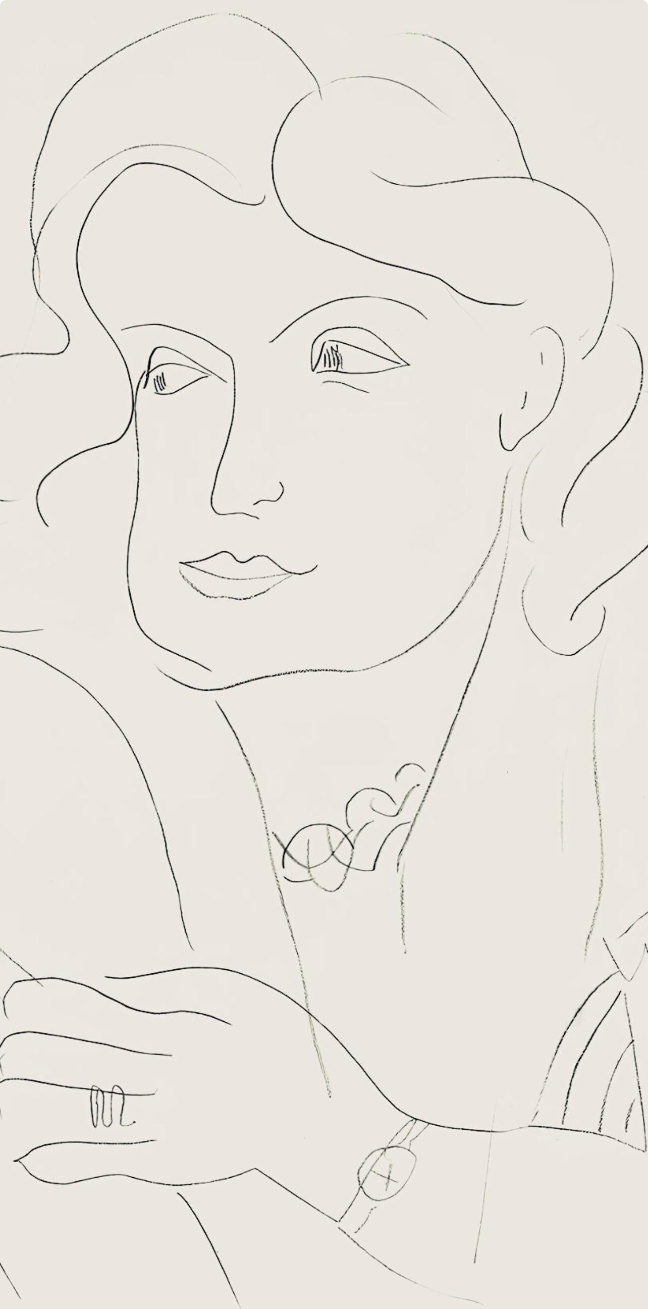 Matisse, Série O, var. 2 (Duthuit 9), Dessins, Thèmes et variations (after) - Print by Henri Matisse