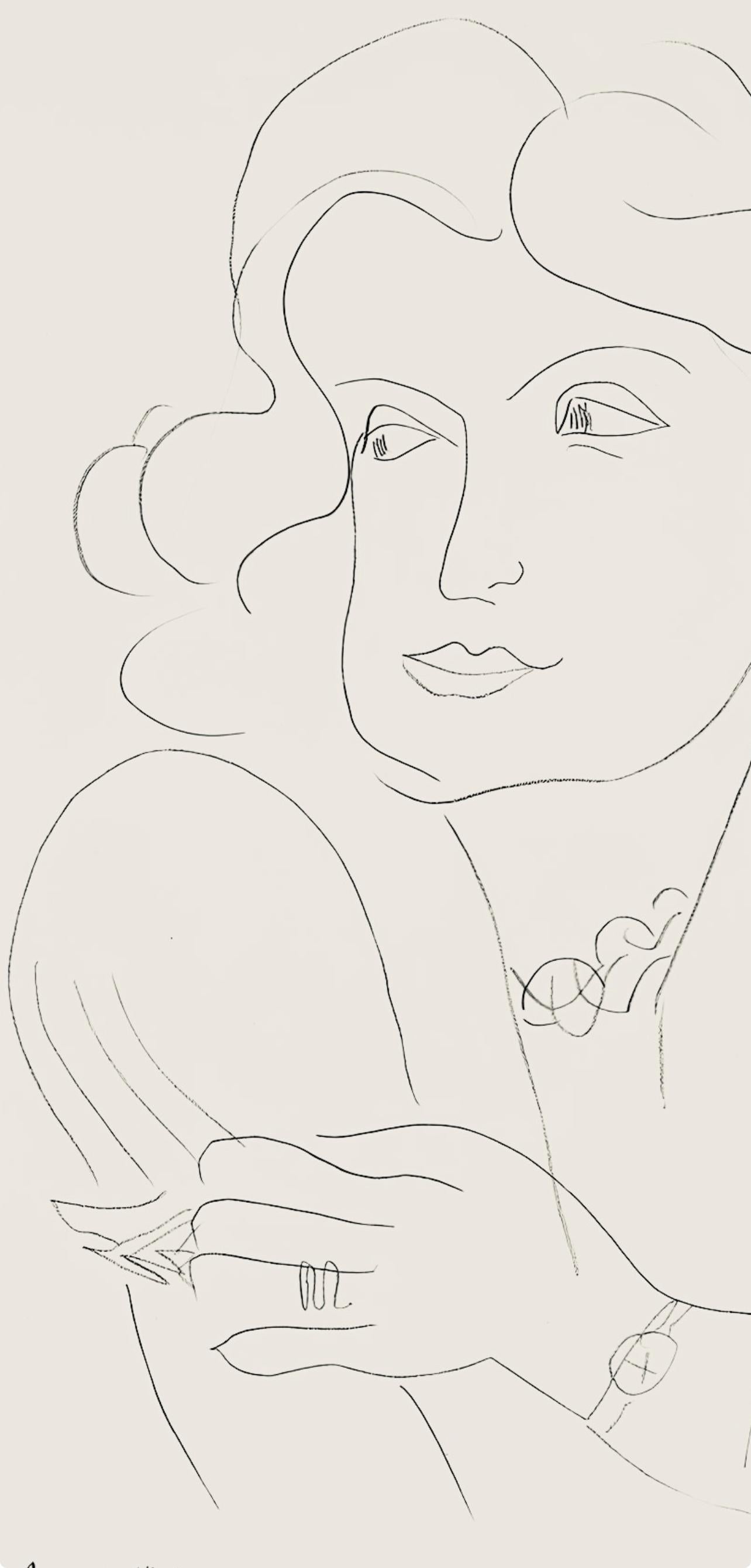Matisse, Série O, var. 2 (Duthuit 9), Dessins, Thèmes et variations (after) - Modern Print by Henri Matisse