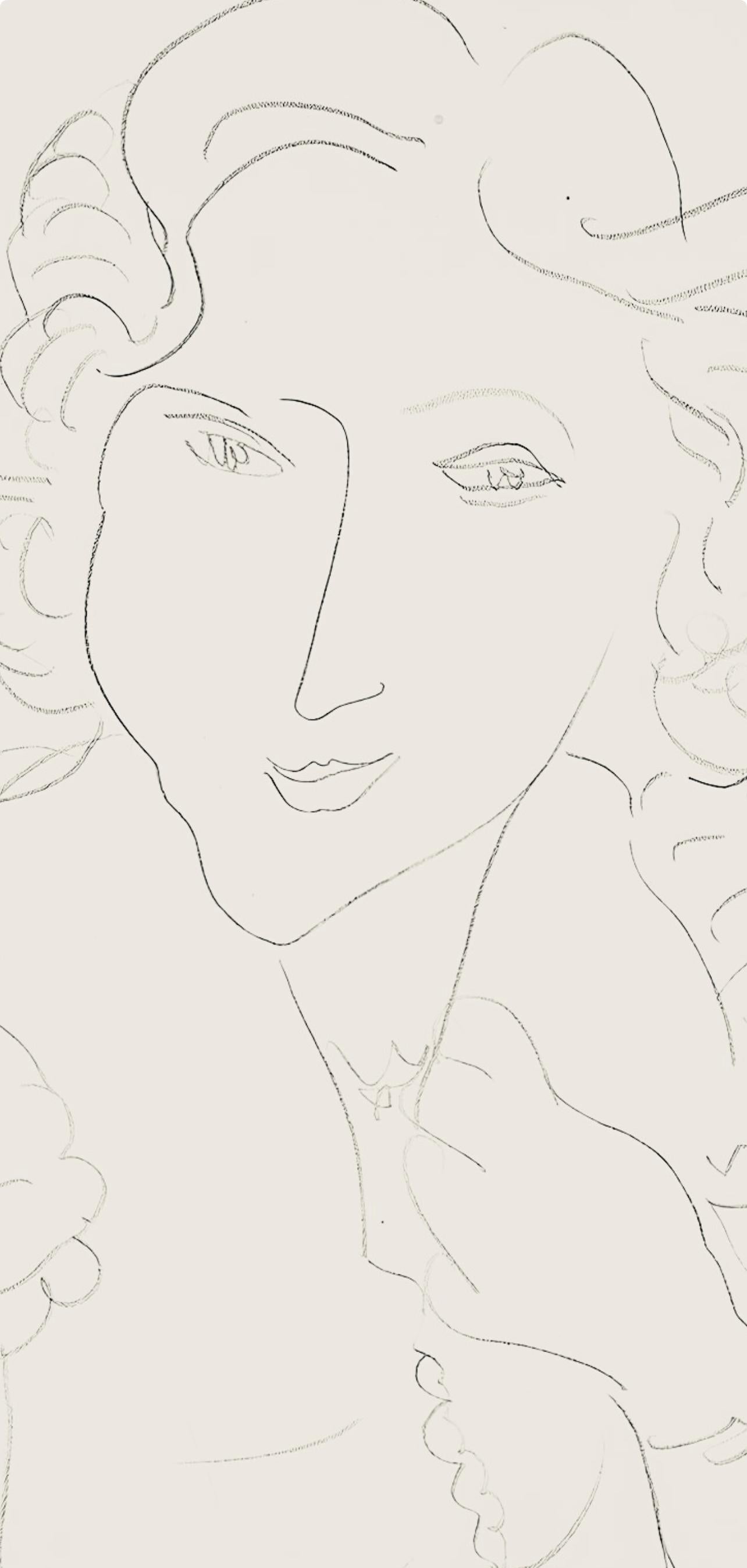 Matisse, Série O, var. 5 (Duthuit 9), Dessins, Thèmes et variations (after) - Print by Henri Matisse