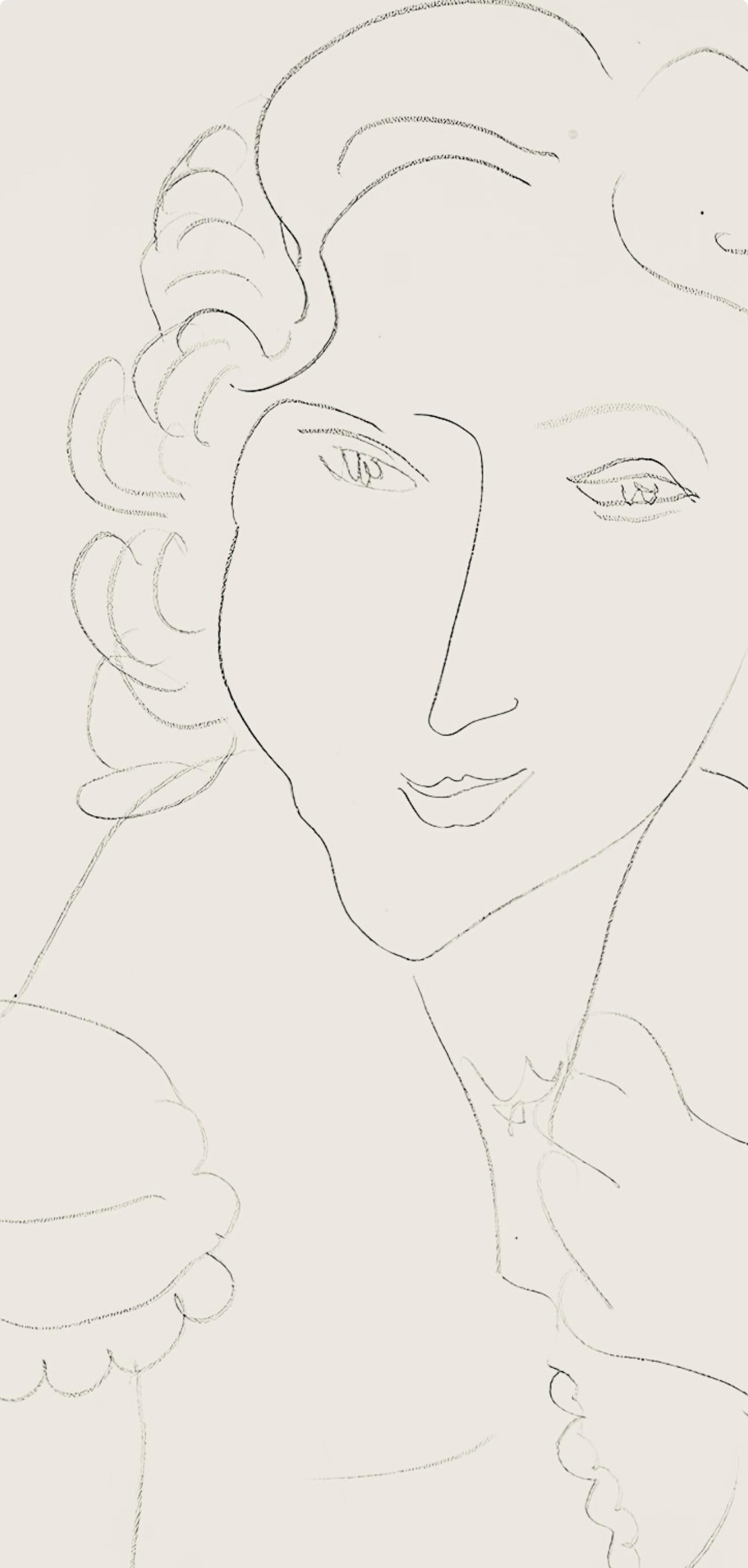 Matisse, Série O, var. 5 (Duthuit 9), Dessins, Thèmes et variations (after) - Modern Print by Henri Matisse
