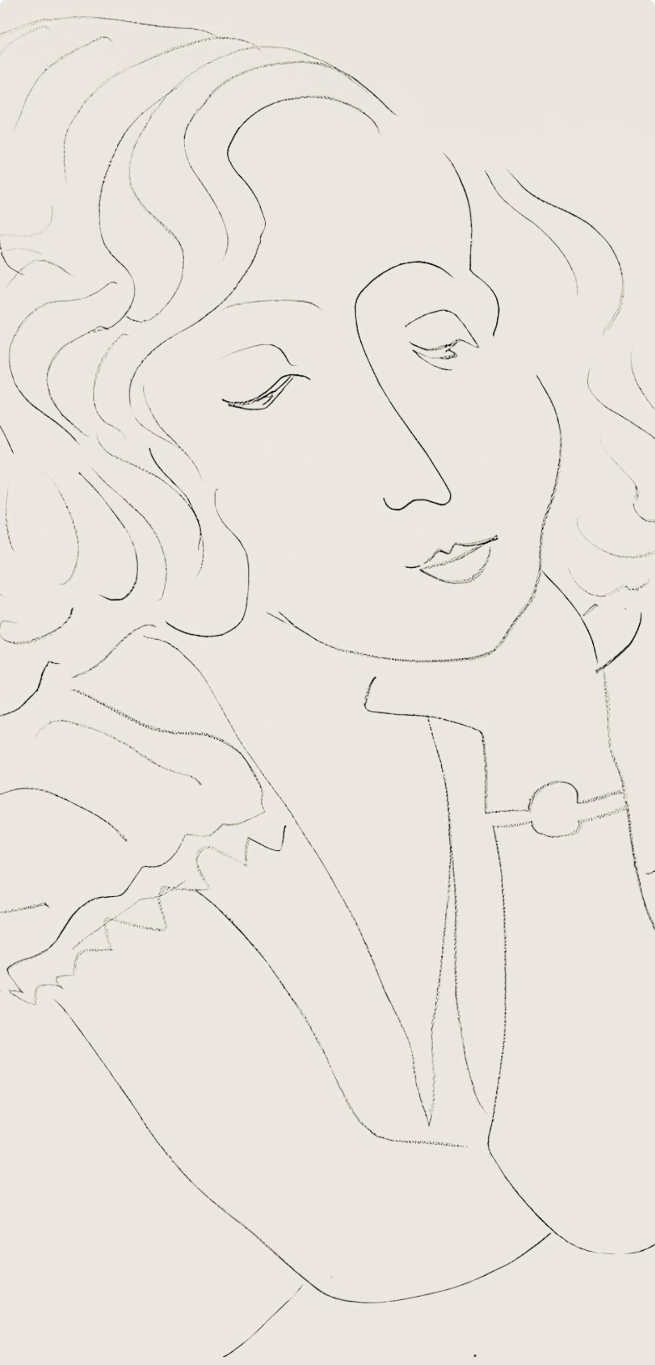 Matisse, Série O, var. 6 (Duthuit 9), Dessins, Thèmes et variations (after) - Print by Henri Matisse