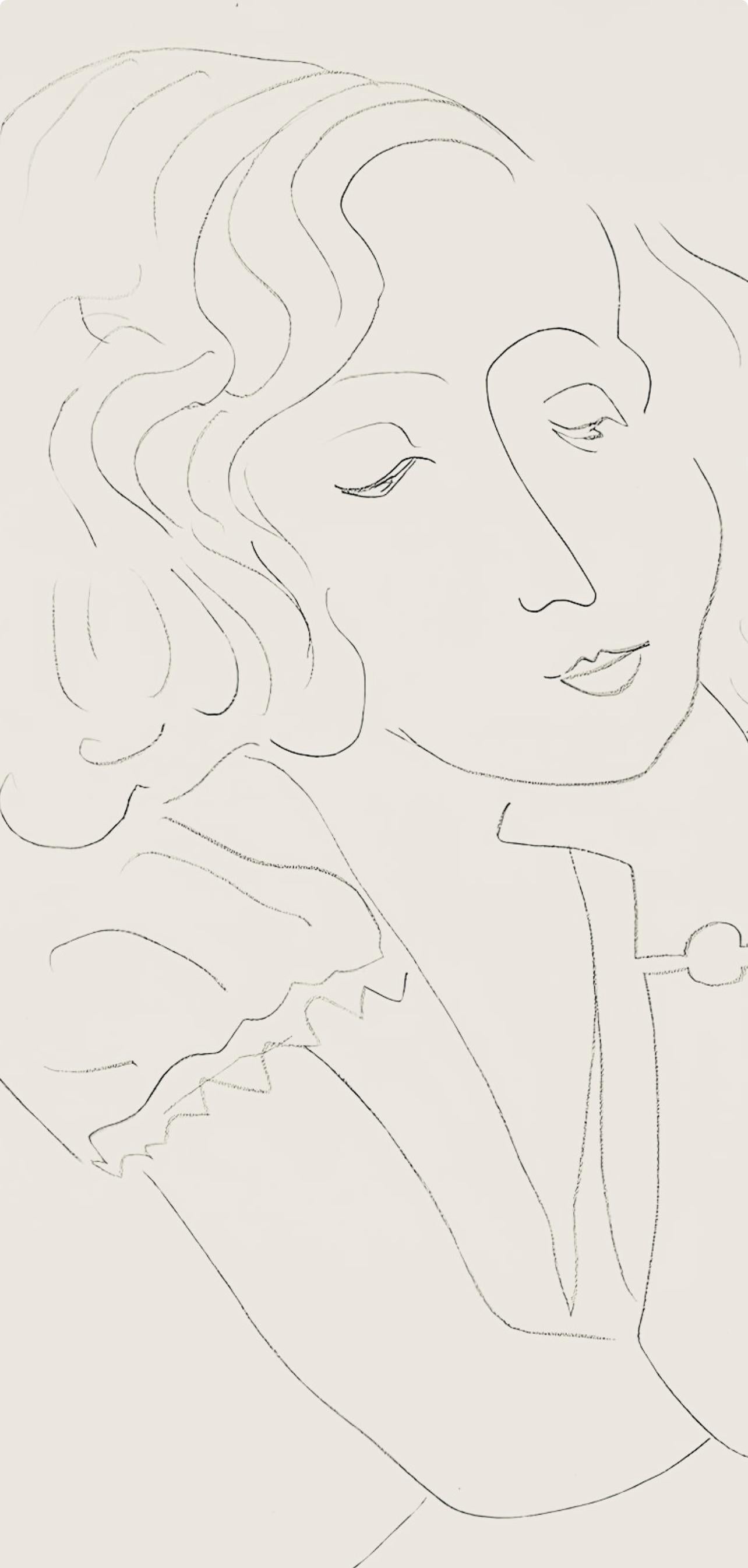 Matisse, Série O, var. 6 (Duthuit 9), Dessins, Thèmes et variations (after) - Modern Print by Henri Matisse