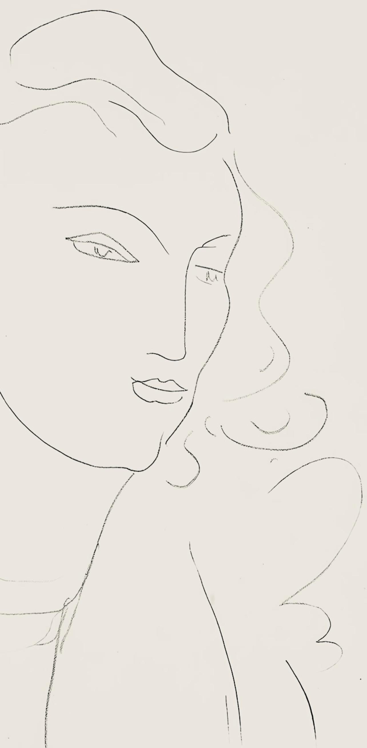 Matisse, Série O, var. 8 (Duthuit 9), Dessins, Thèmes et variations (after) - Modern Print by Henri Matisse