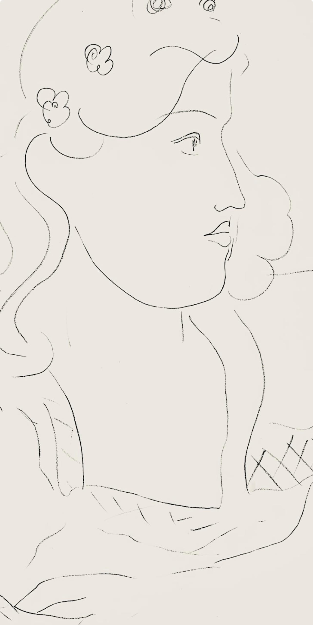 Matisse, Série O, var. 9 (Duthuit 9), Dessins, Thèmes et variations (after) - Print by Henri Matisse