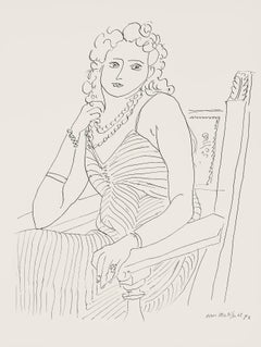 Matisse, Série P, var. 2 (Duthuit 9), Dessins, Thèmes et variations (d'après)