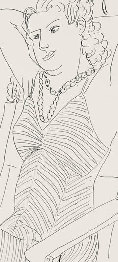 Henri Matisse, Series P, Var. 4, Drawings, Themes and Variations, 1943 (after)