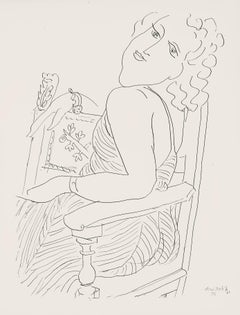 Matisse, Série P, var. 6 (Duthuit 9), Dessins, Thèmes et variations (d'après)