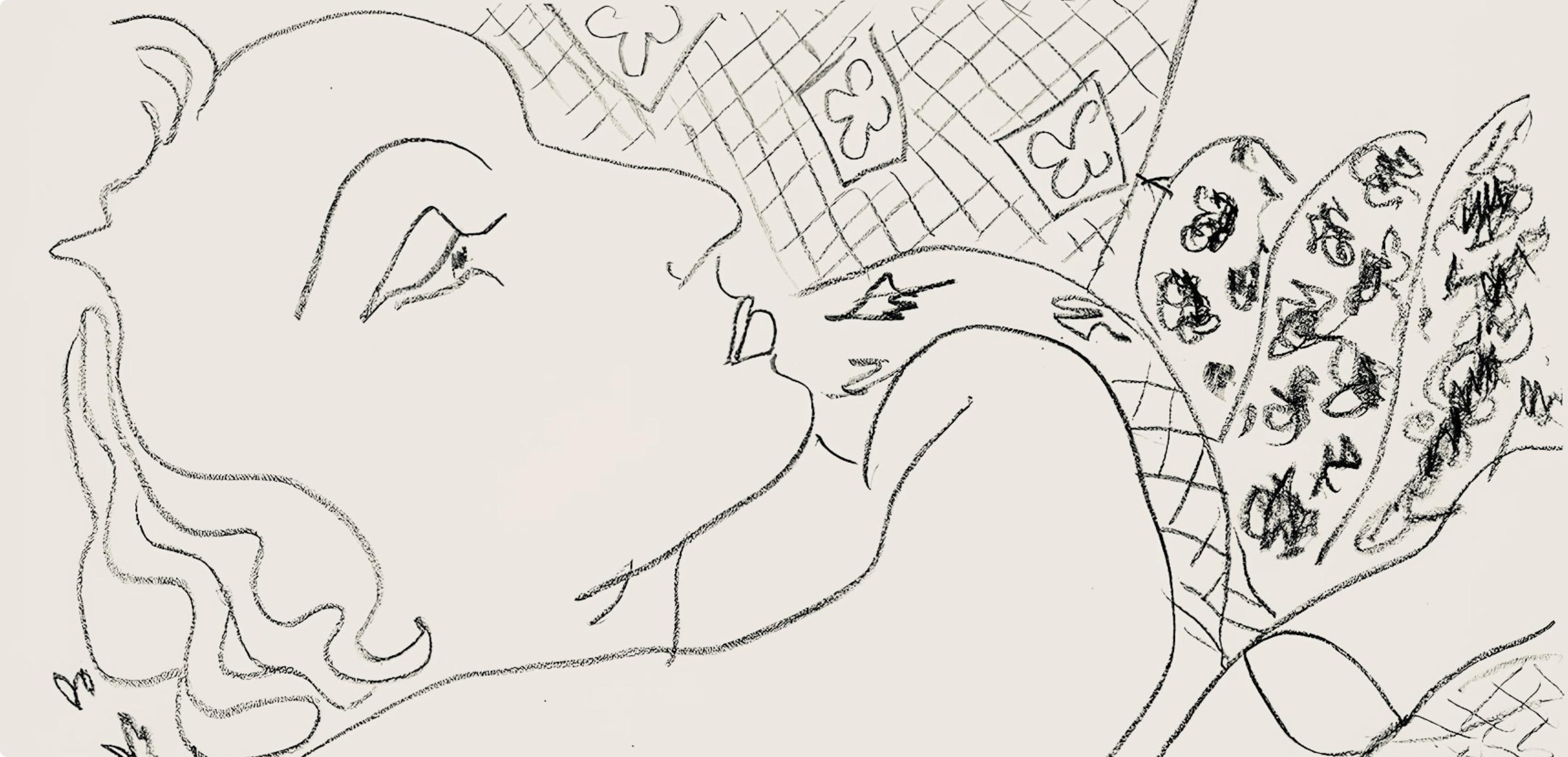 Matisse, Série Z, var. 2 (Duthuit 9), Dessins, Thèmes et variations (after) - Print by Henri Matisse