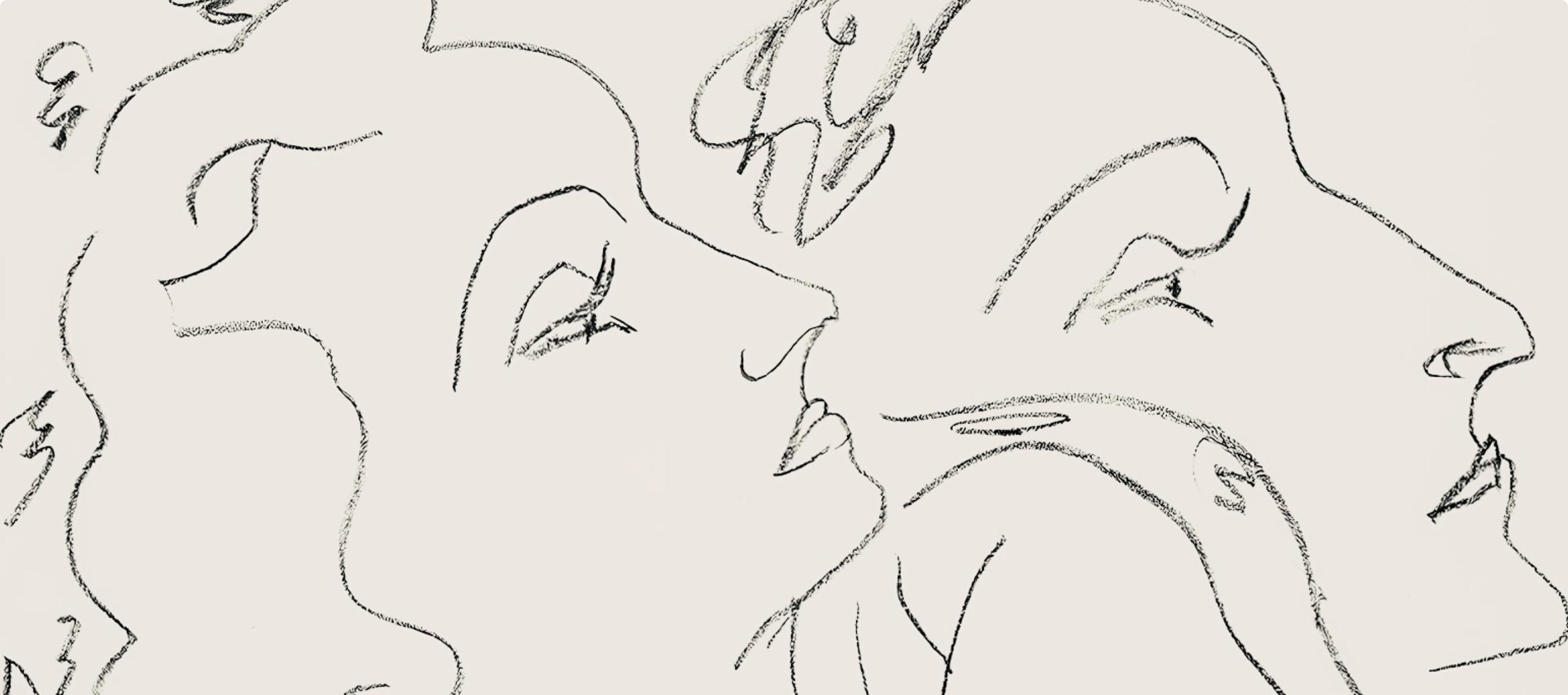 Matisse, Série Z, var. 3 (Duthuit 9), Dessins, Thèmes et variations (nach) – Print von Henri Matisse