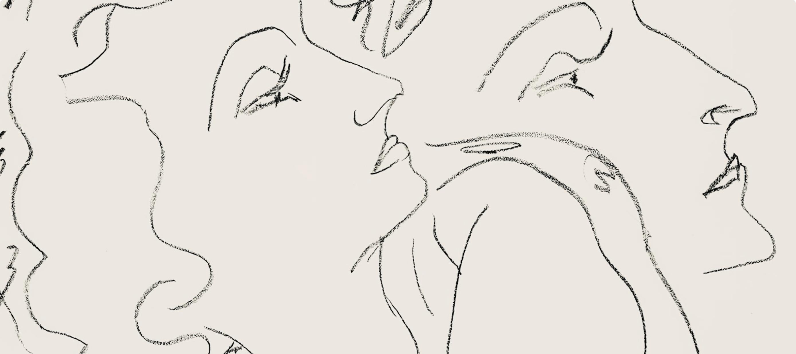 Matisse, Série Z, var. 3 (Duthuit 9), Dessins, Thèmes et variations (nach) (Moderne), Print, von Henri Matisse