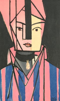 Matisse, Tête blanche et rose, Portraits par Henri Matisse (after)
