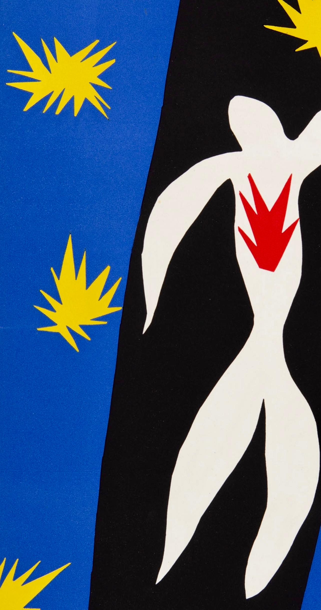 Matisse, La Chute d'Icare (Duthuit 74), Verve: Revue Artistique (nach) (Moderne), Print, von Henri Matisse