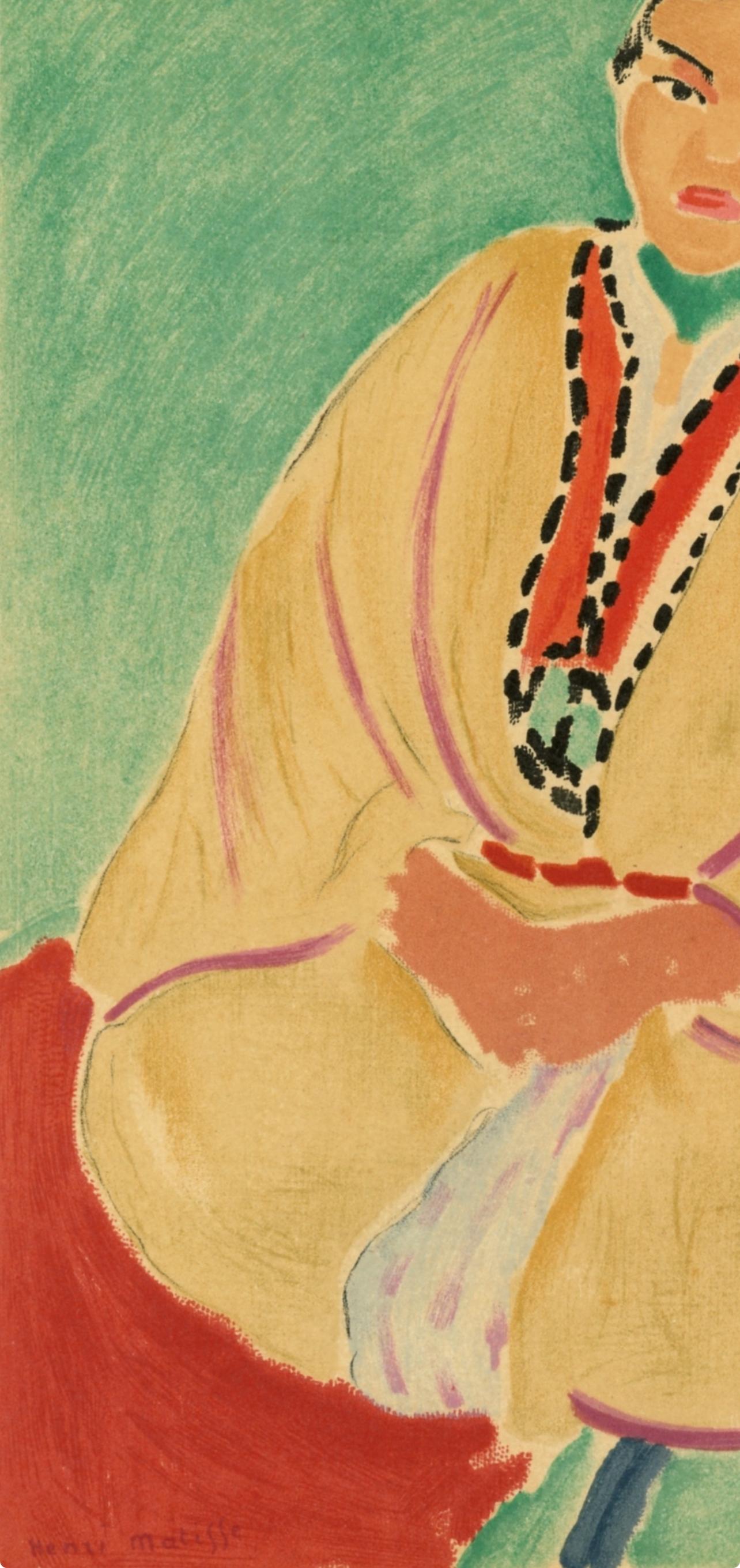 Matisse, Zora, La robe jaune, Portraits par Henri Matisse (after) For Sale 2