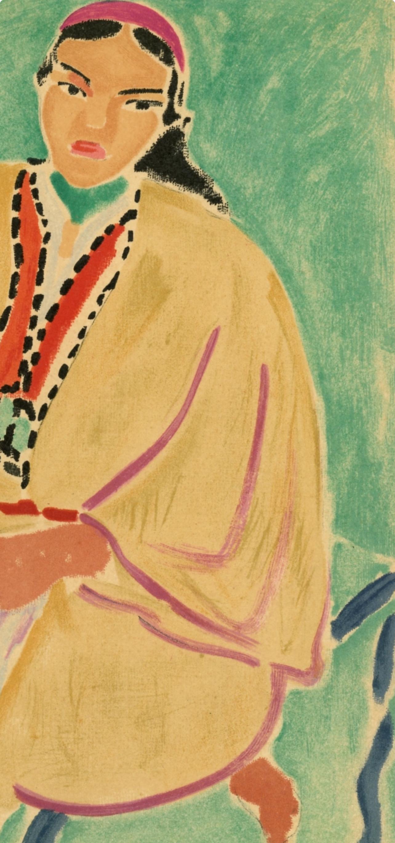 Matisse, Zora, La robe jaune, Portraits par Henri Matisse (after) For Sale 3
