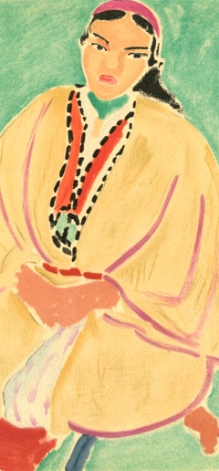 Henri Matisse, Zora, the Yellow Dress, Portraits by Henri Matisse, 1954 (after)