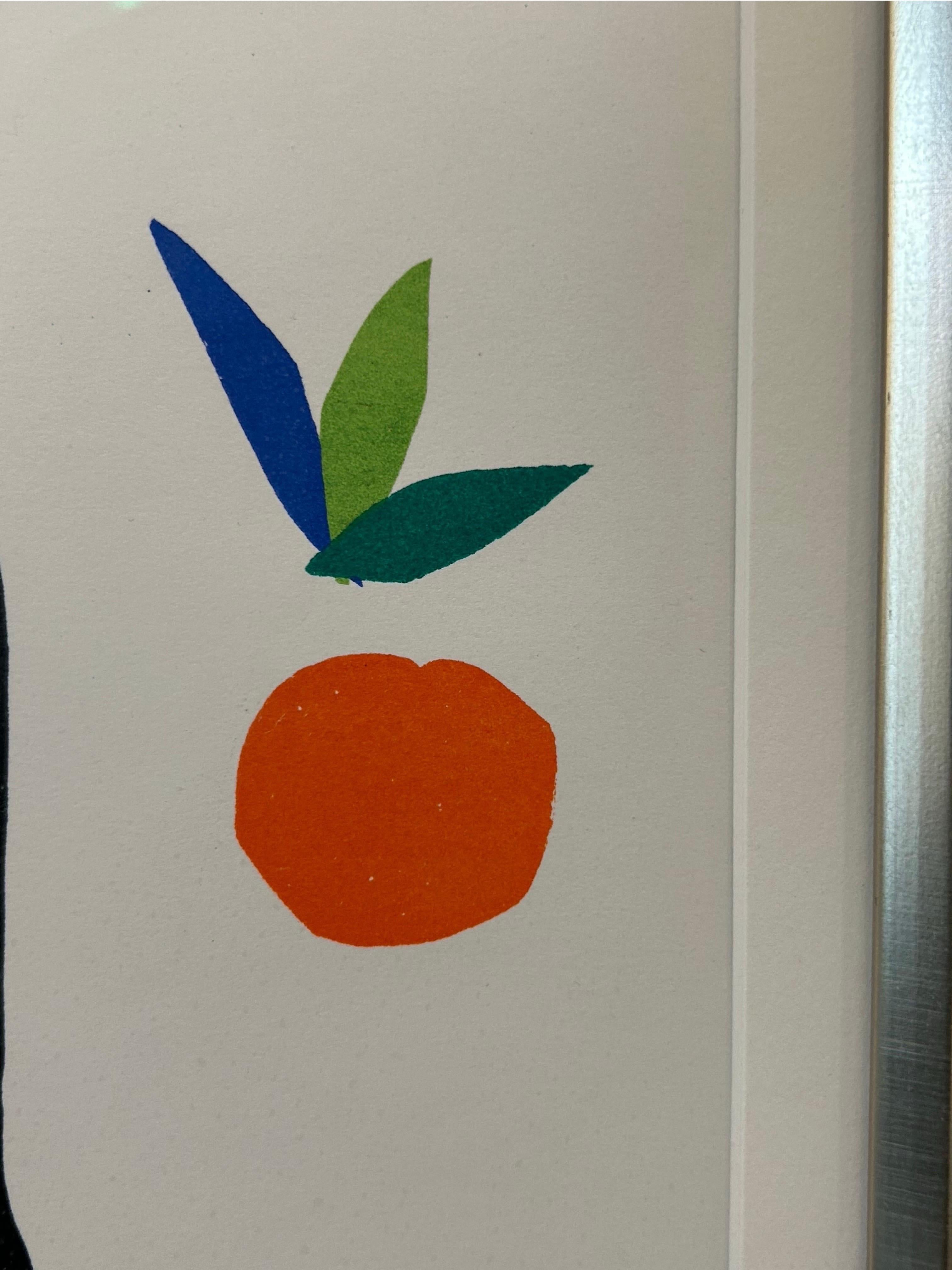 Litografia Modern Color 'Nu aux Oranges' su carta Wove 1958 - Print Fauvismo di Henri Matisse