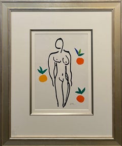 Modern Master Colour Lithograph 'Nu aux Oranges' on Wove paper 1958