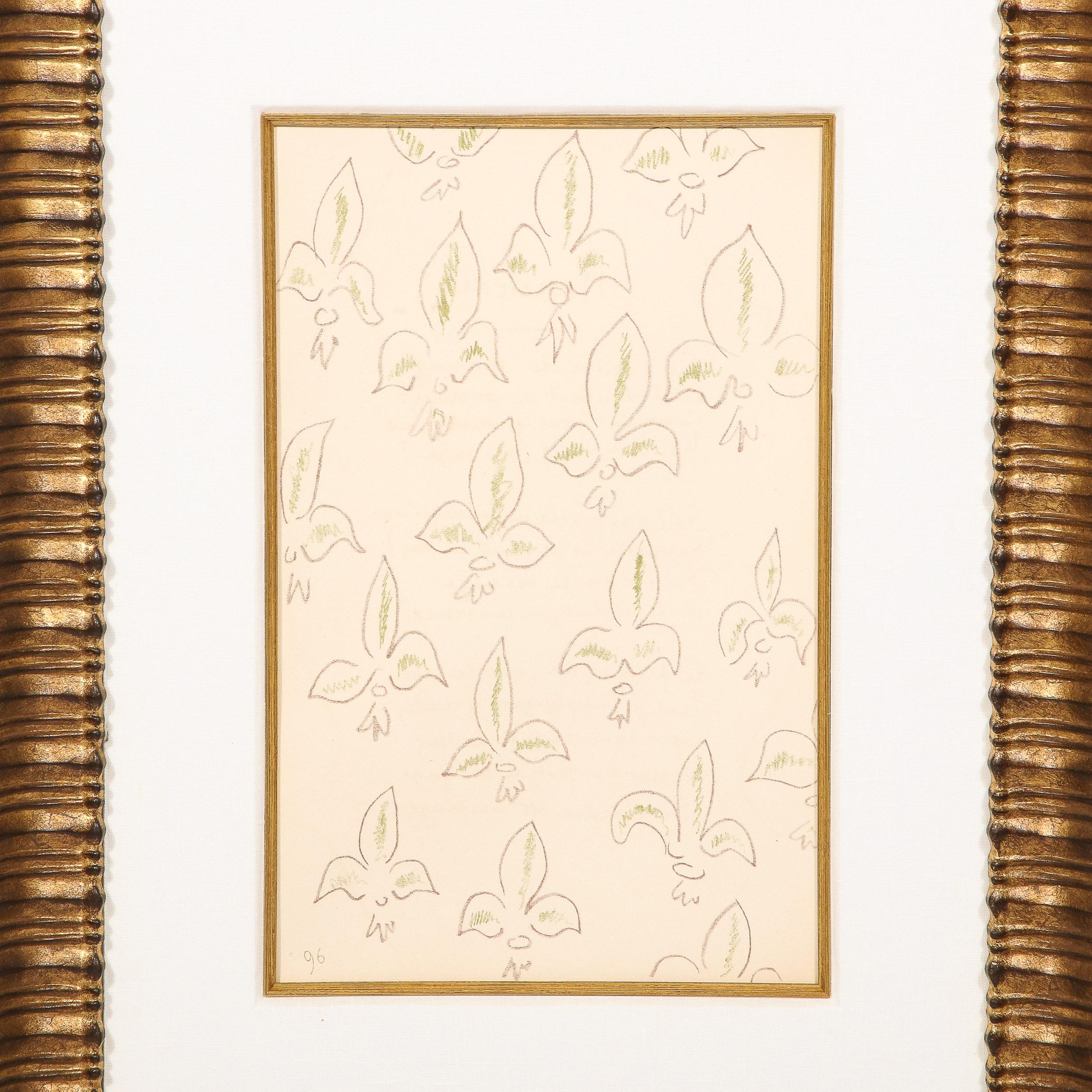 Henri Matisse - Modernist Repeating Fleur De Lis Motif Lithograph by Henri  Matisse For Sale at 1stDibs