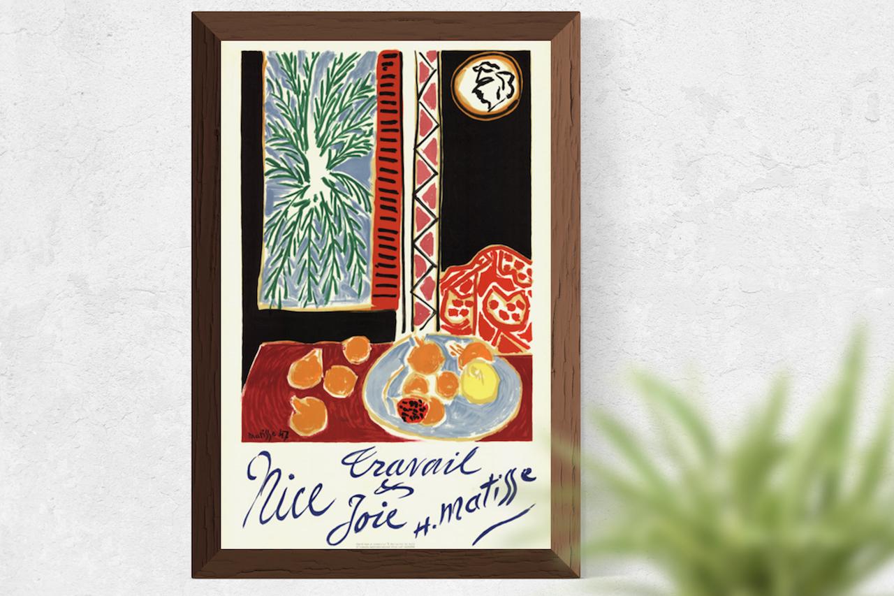 Nice, Travail et Joie - Beige Still-Life Print by Henri Matisse