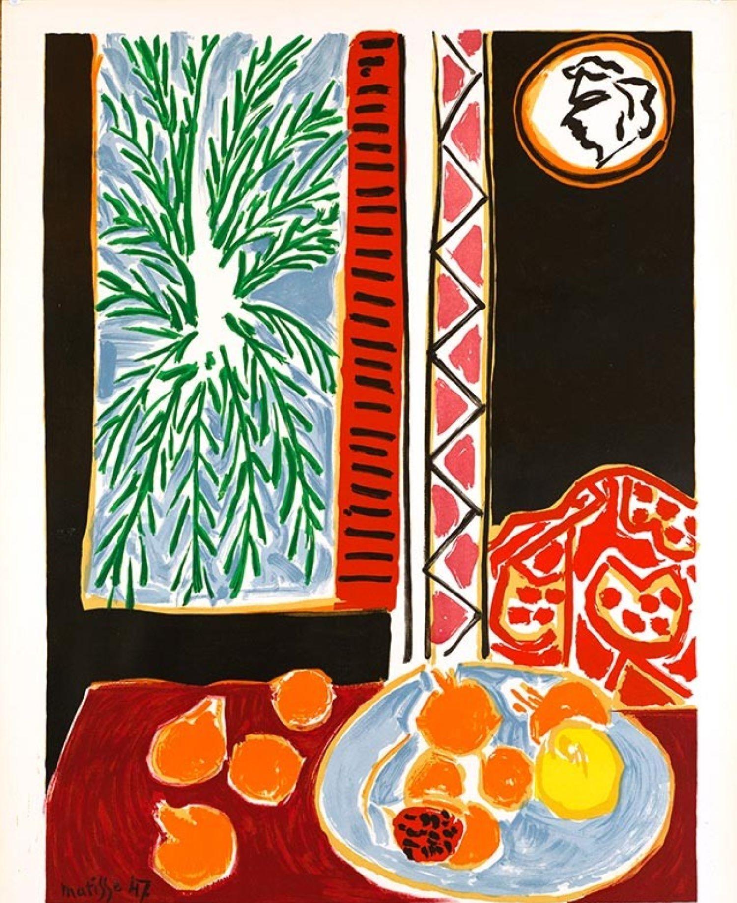 Lithographie sur pierre Nice Travail & Joie 1947 (d'après) Henri Matisse en vente 1